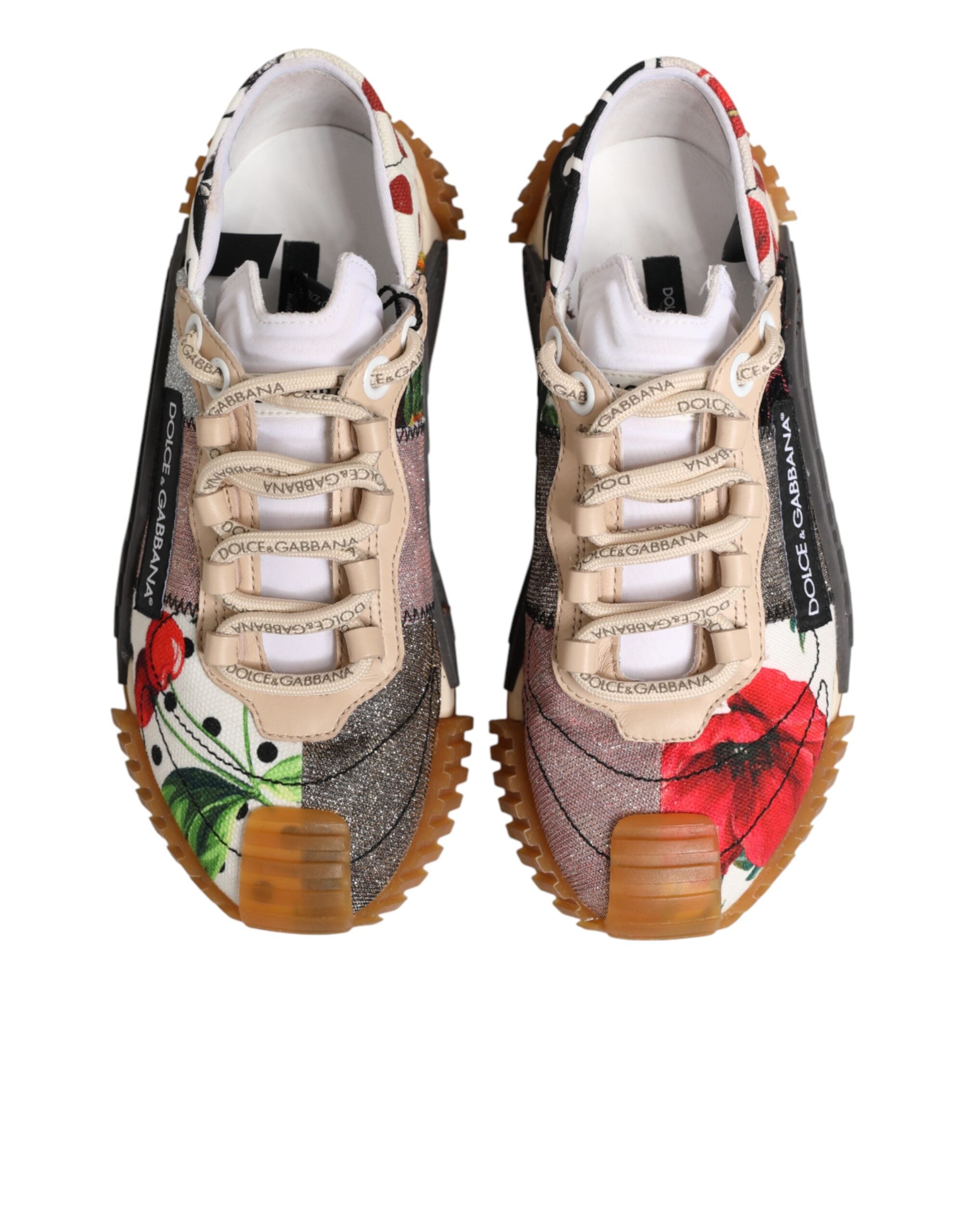 Dolce & Gabbana Multicolor Logo Low Top NS1 Sneakers-4