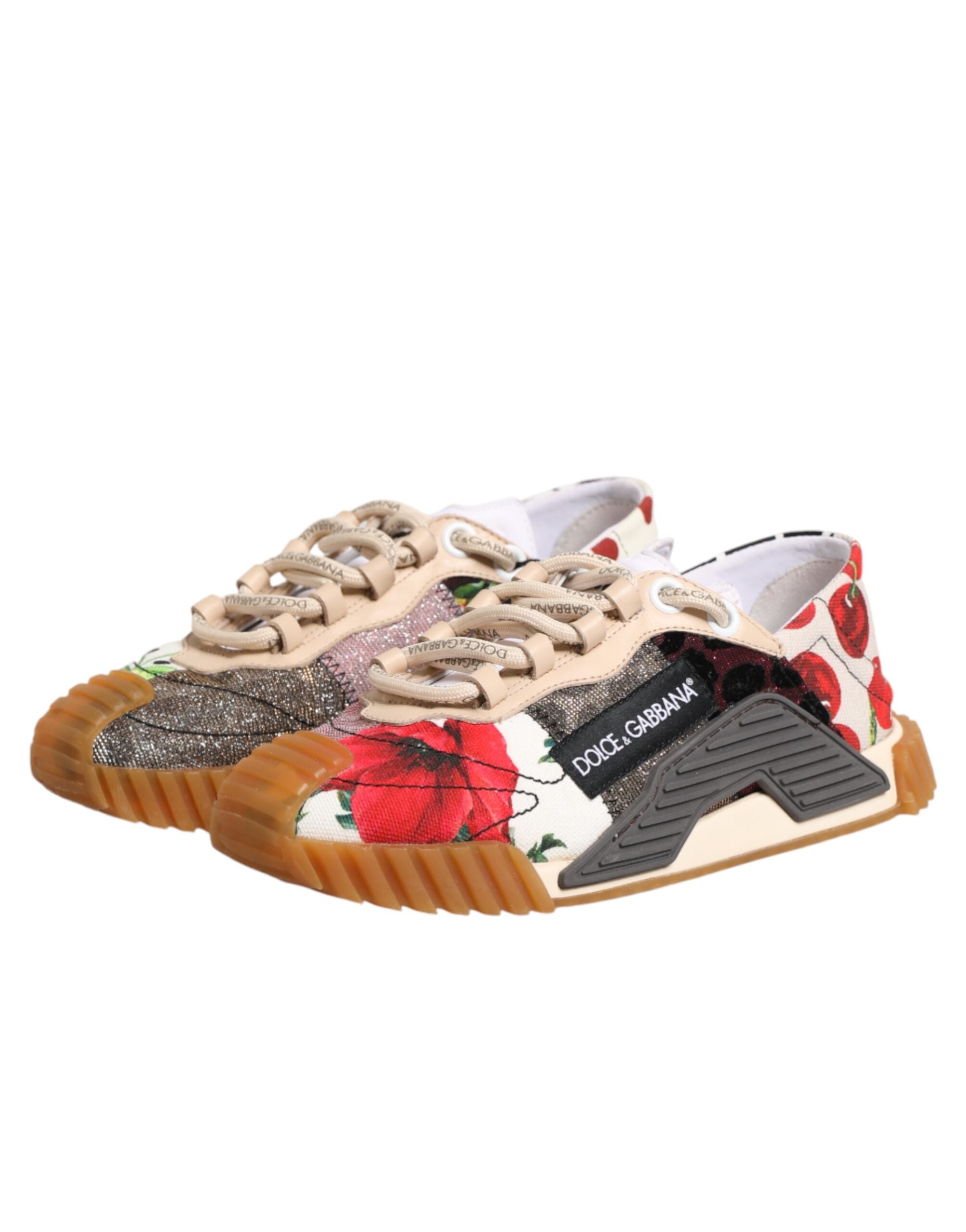 Dolce & Gabbana Multicolor Logo Low Top NS1 Sneakers-5