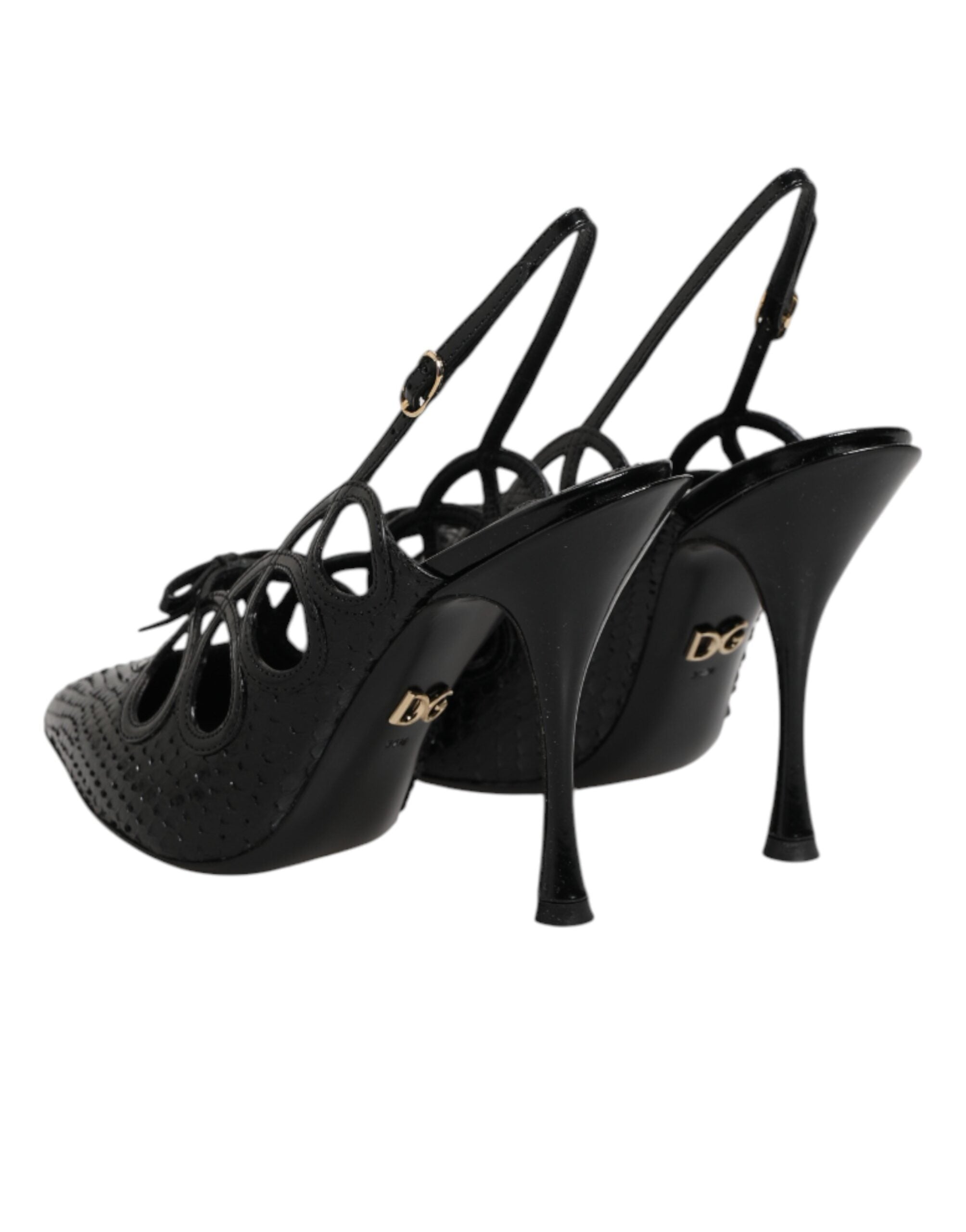 Dolce & Gabbana leather slingback pumps with high heels-6