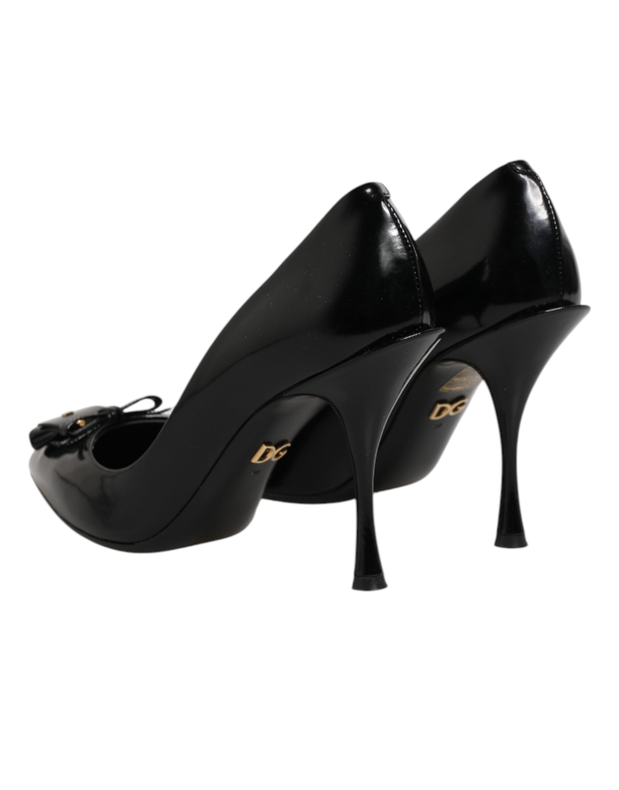 Dolce & Gabbana black pumps with pocket embellishment-6
