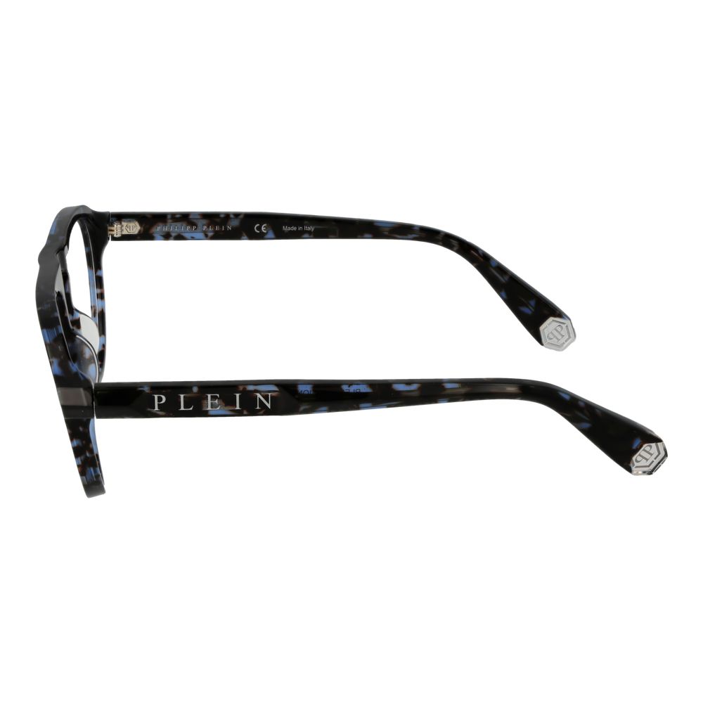 Philipp Plein eyeglass frames made of blue cellulose acetate-4