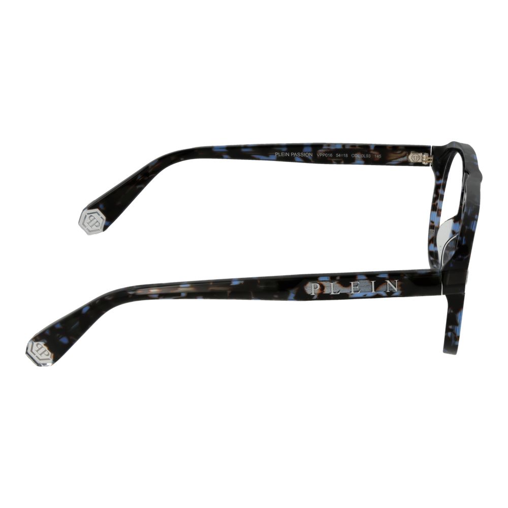 Philipp Plein eyeglass frames made of blue cellulose acetate-5