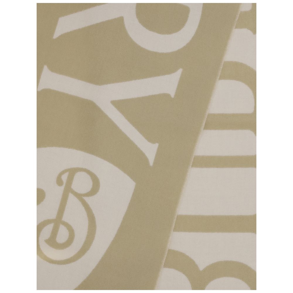Burberry Beige Wollschal-3
