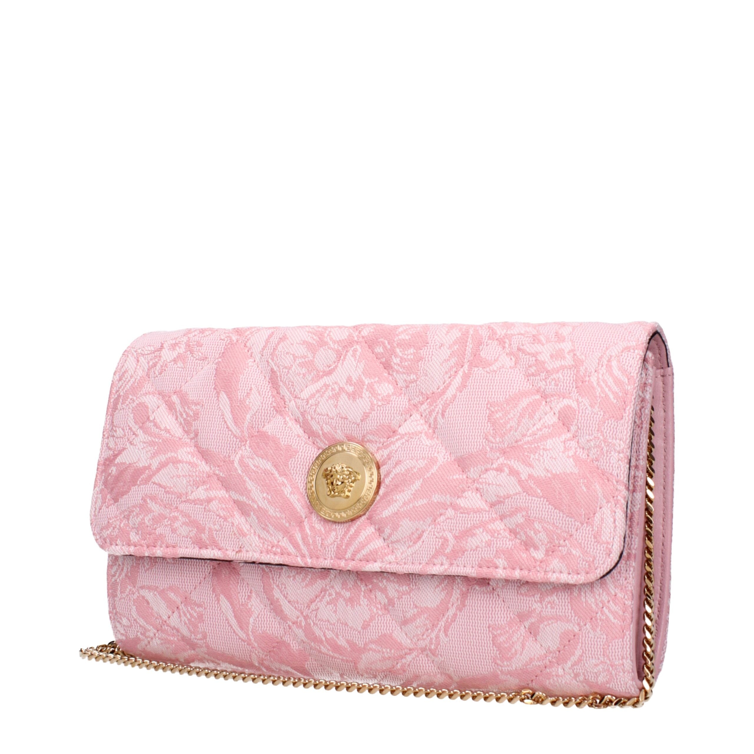 Versace Pinke Stoff-Clutch-2