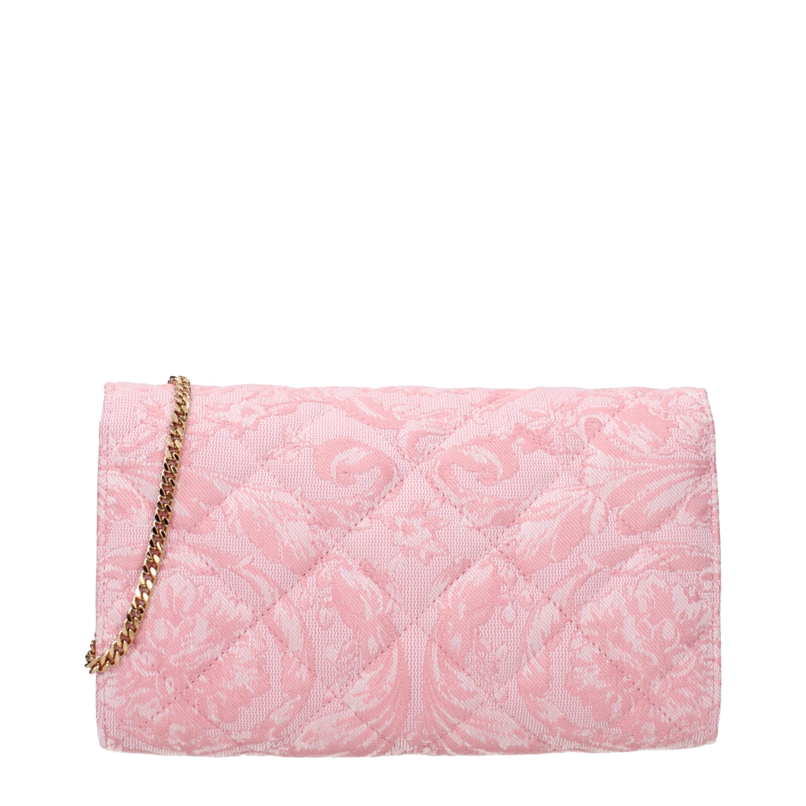 Versace Pinke Stoff-Clutch-3