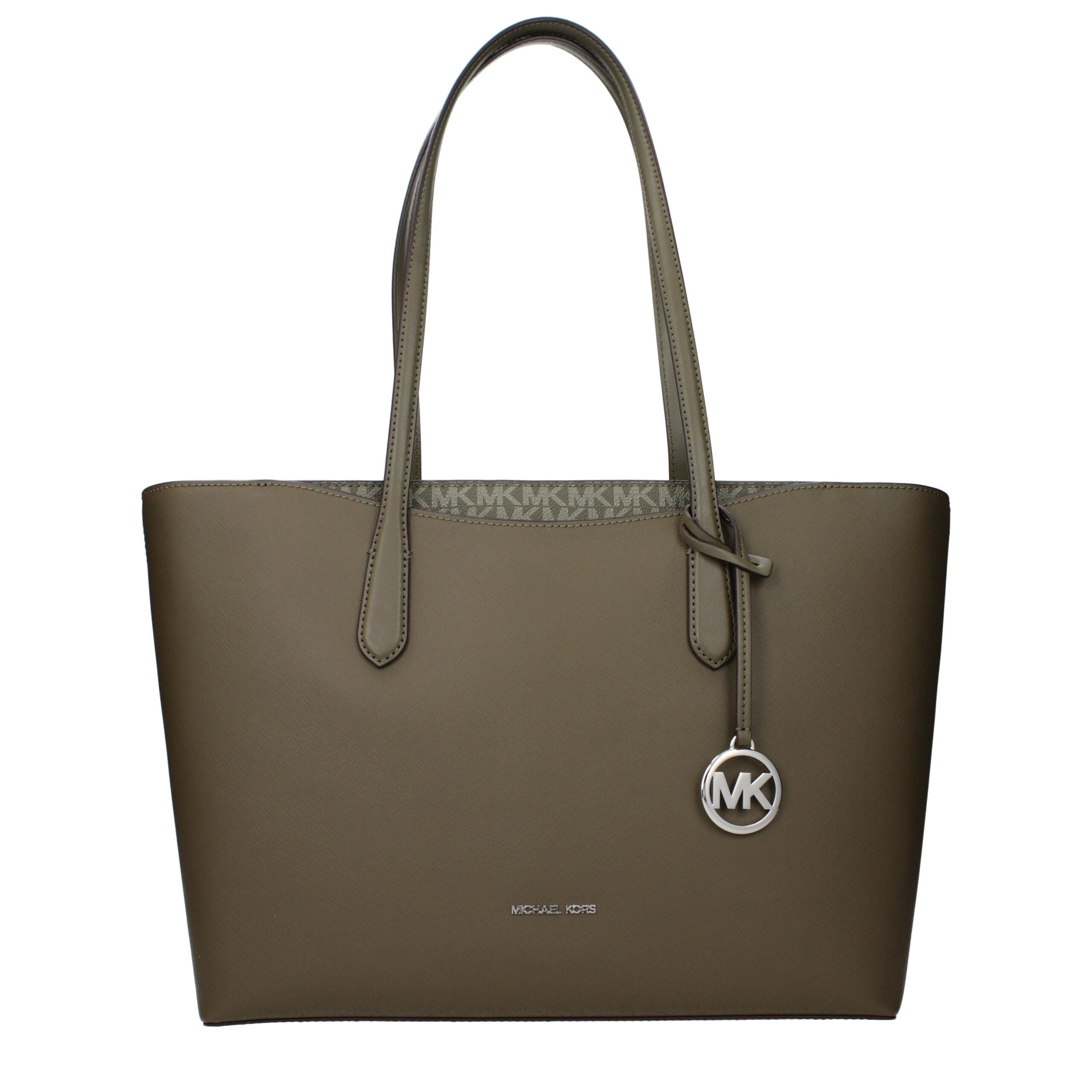 Michael Kors Grüne Stoff-Umhängetasche-1