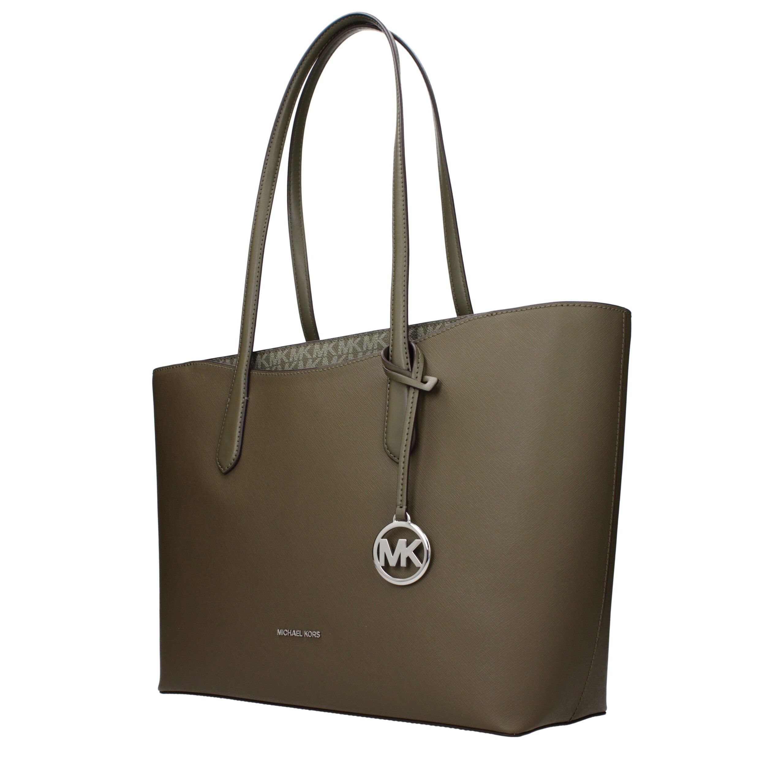 Michael Kors Grüne Stoff-Umhängetasche-2