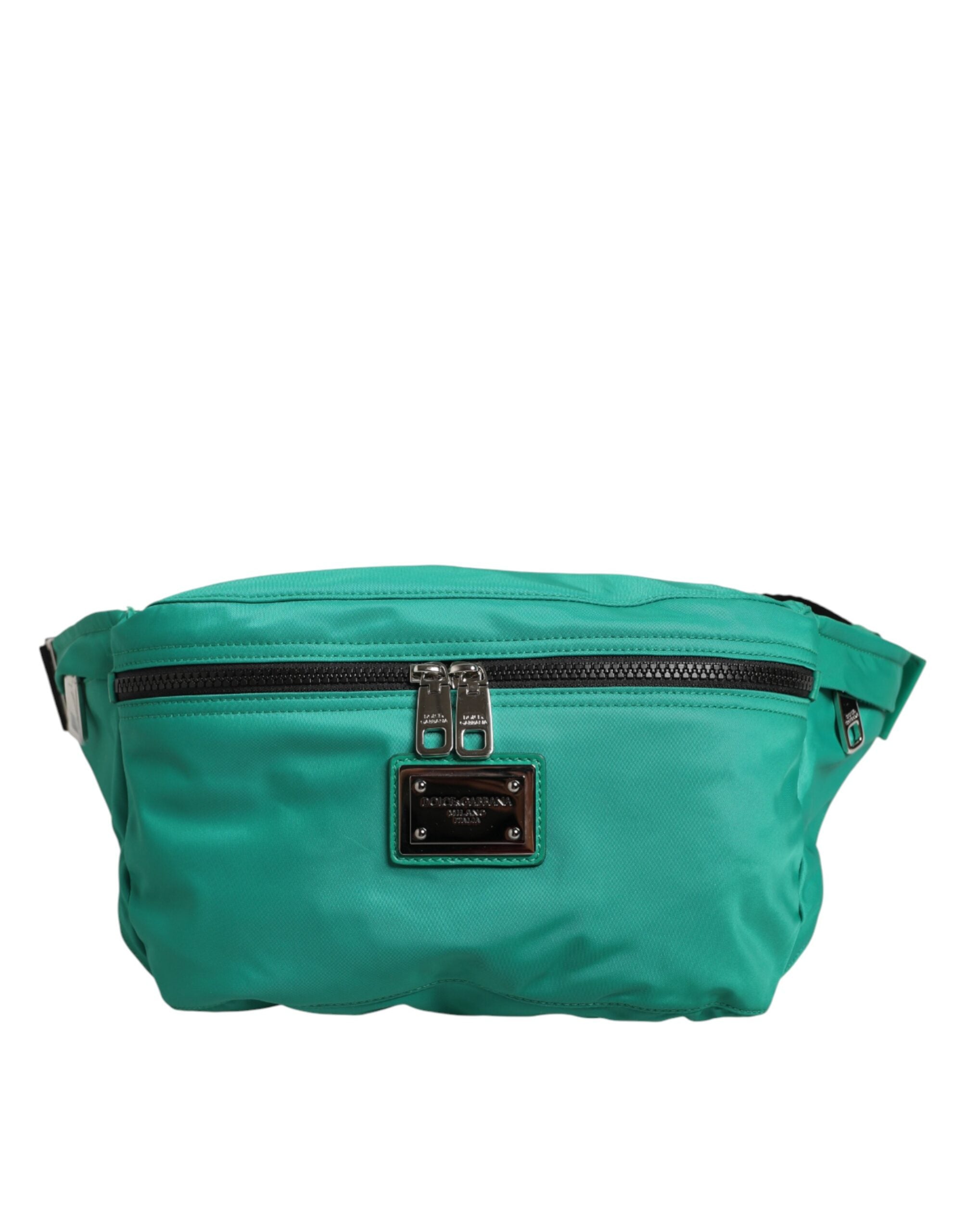 Insignia de cintura de nailon con el logotipo verde de Dolce & Gabbana, cartera para hombre-1