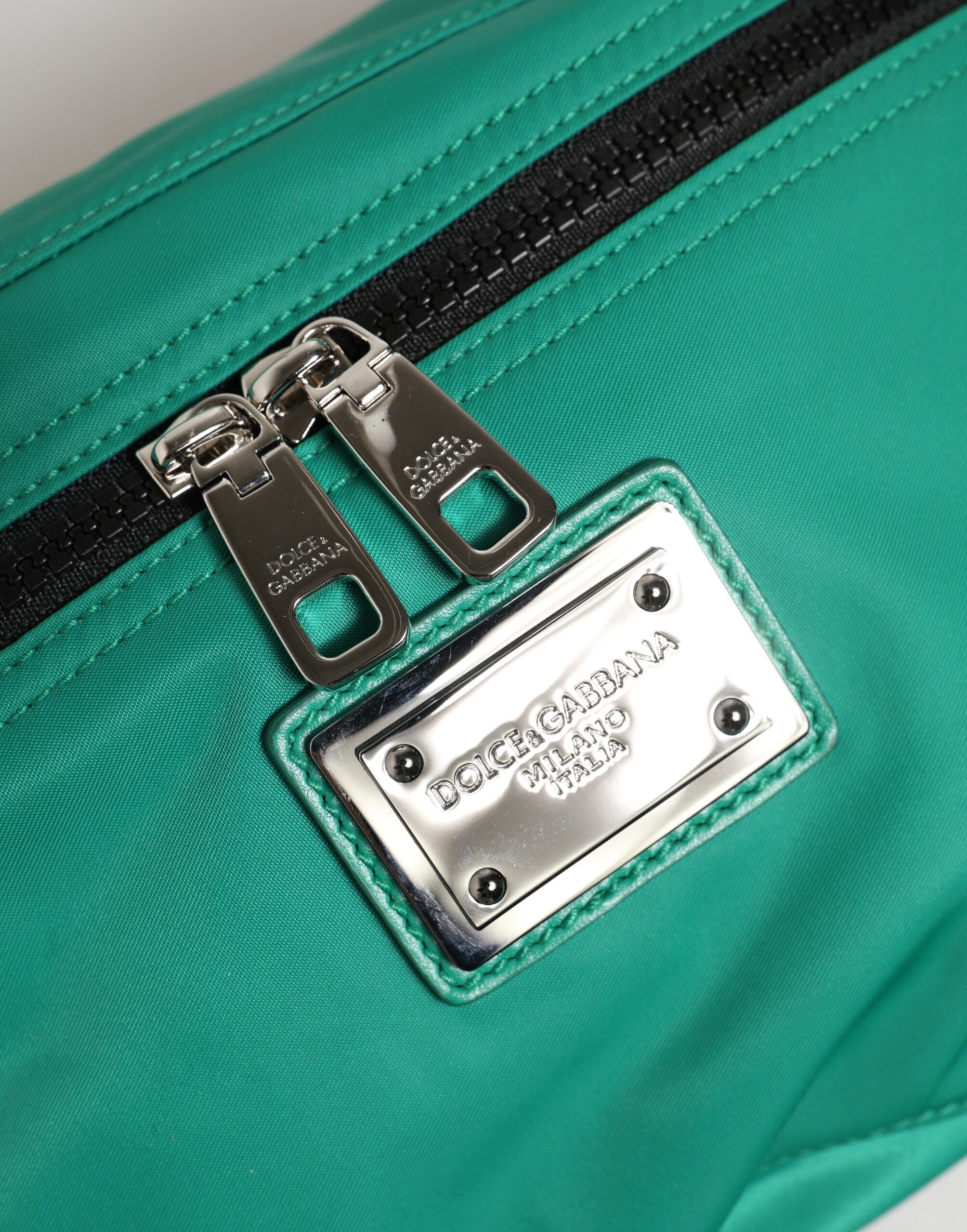 Insignia de cintura de nailon con el logotipo verde de Dolce & Gabbana, cartera para hombre-7