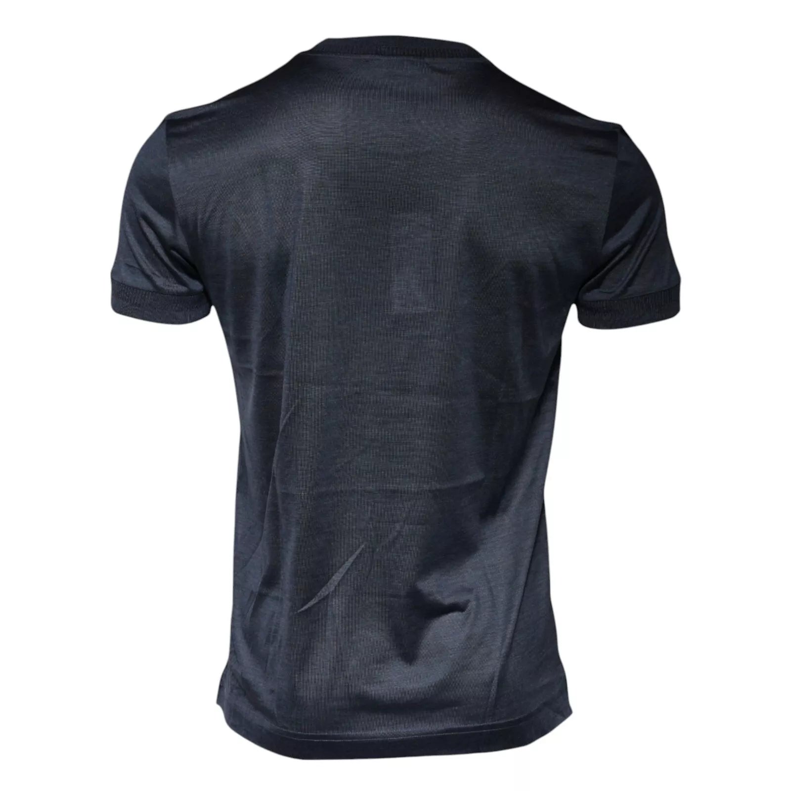 Camiseta de seda Dolce & Gabbana con cuello redondo y manga corta para hombre-3