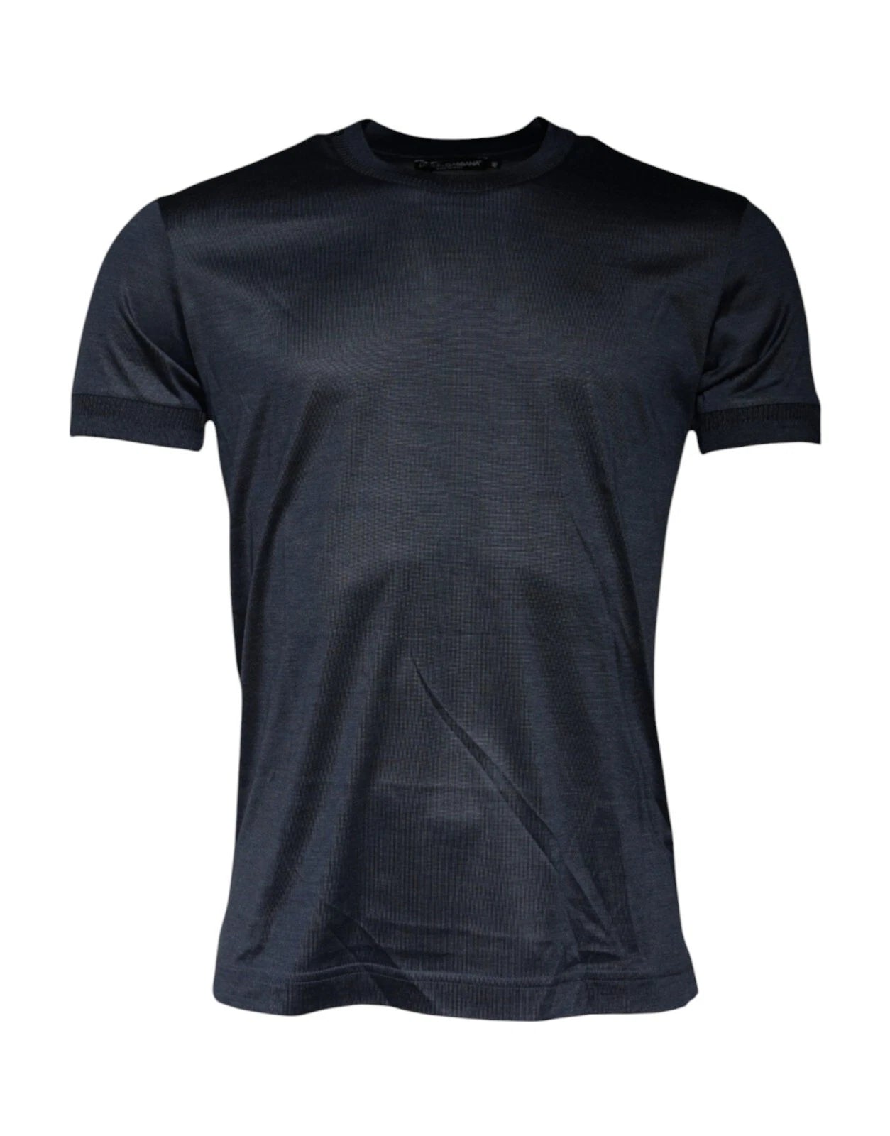 Camiseta de seda Dolce & Gabbana con cuello redondo y manga corta para hombre-1