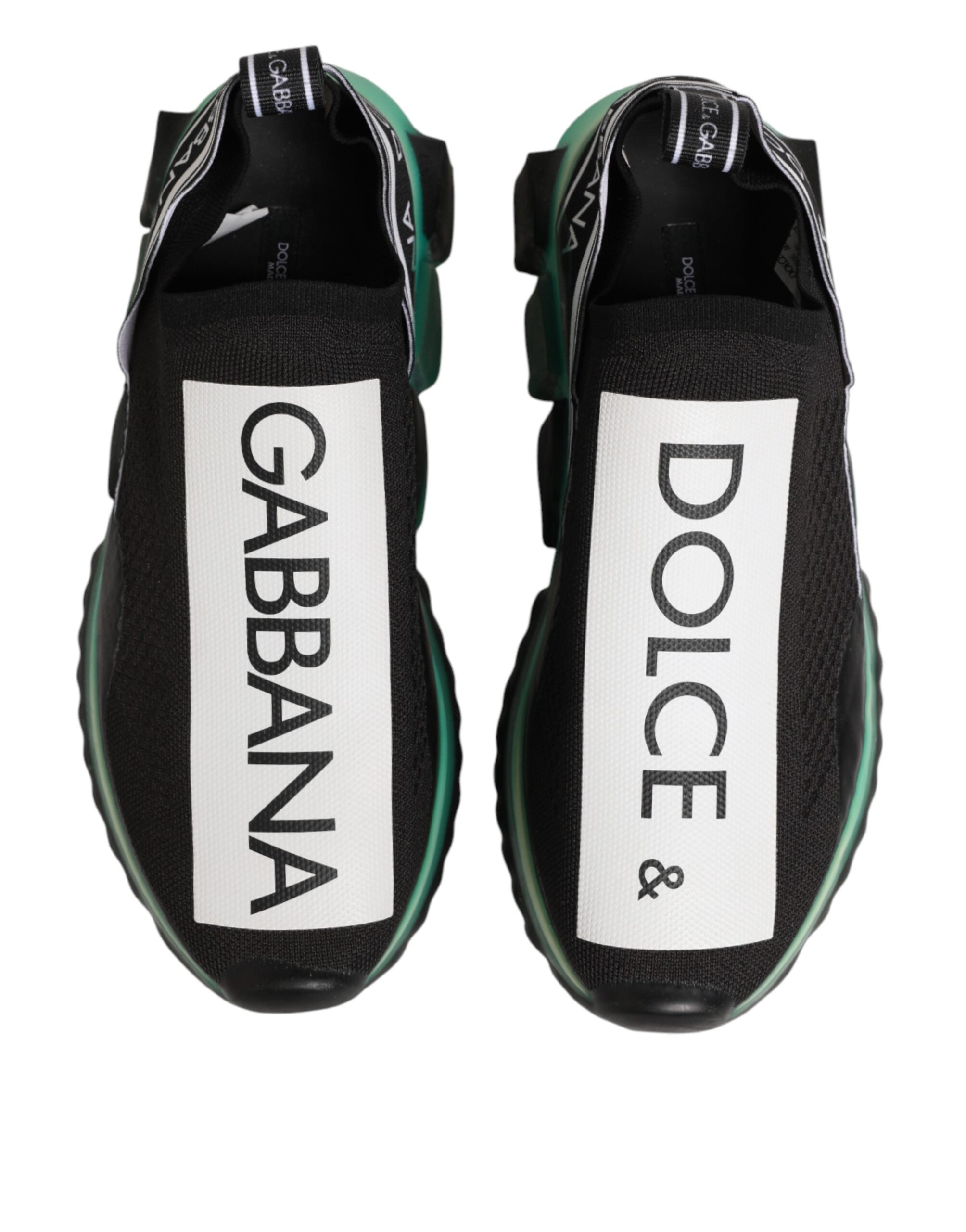 Dolce & Gabbana Schwarze Sorrento Herren-Slip-On-Sneaker-4