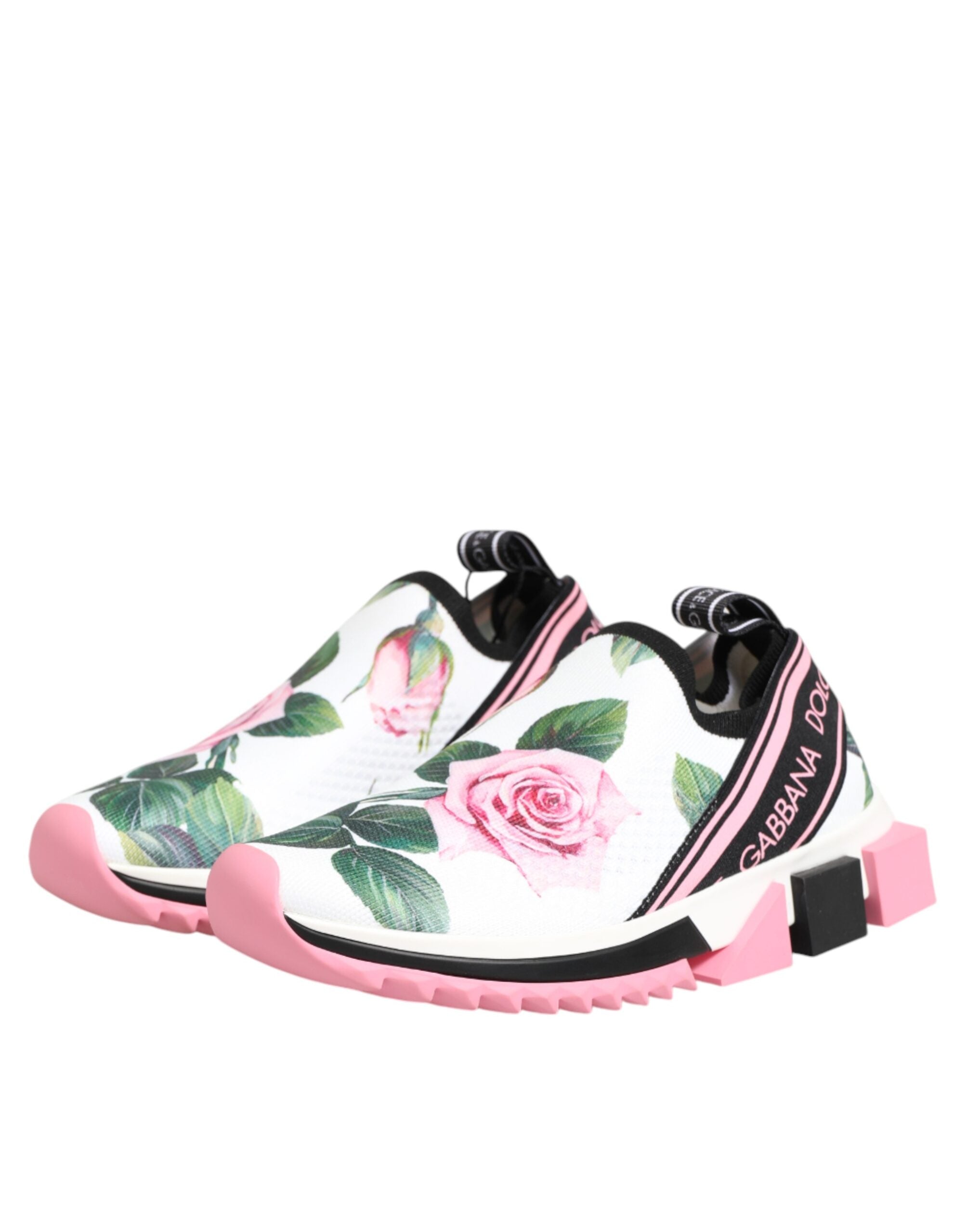 Zapatillas Dolce & Gabbana Sorrento con estampado de rosas-5