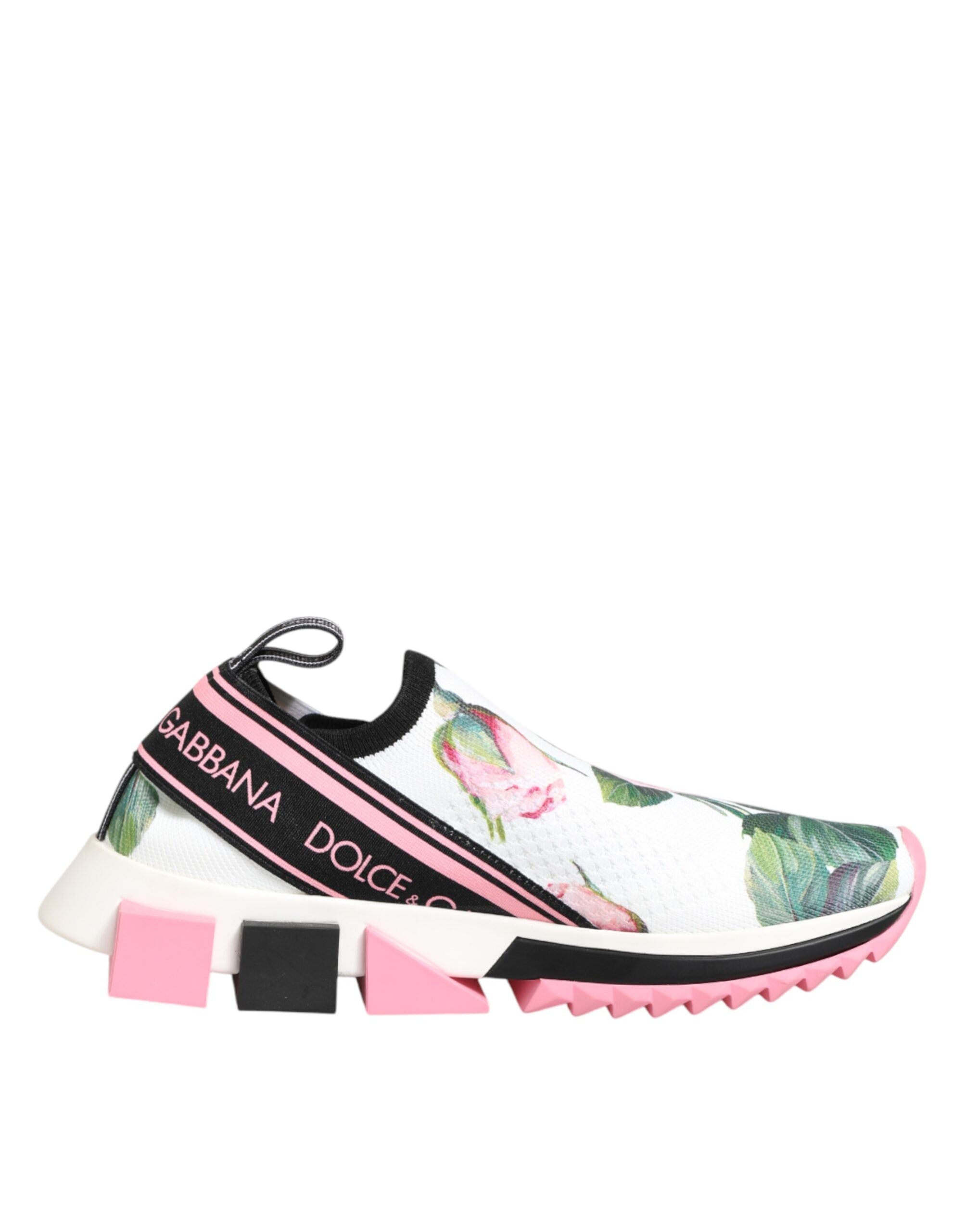 Zapatillas Dolce & Gabbana Sorrento con estampado de rosas-1