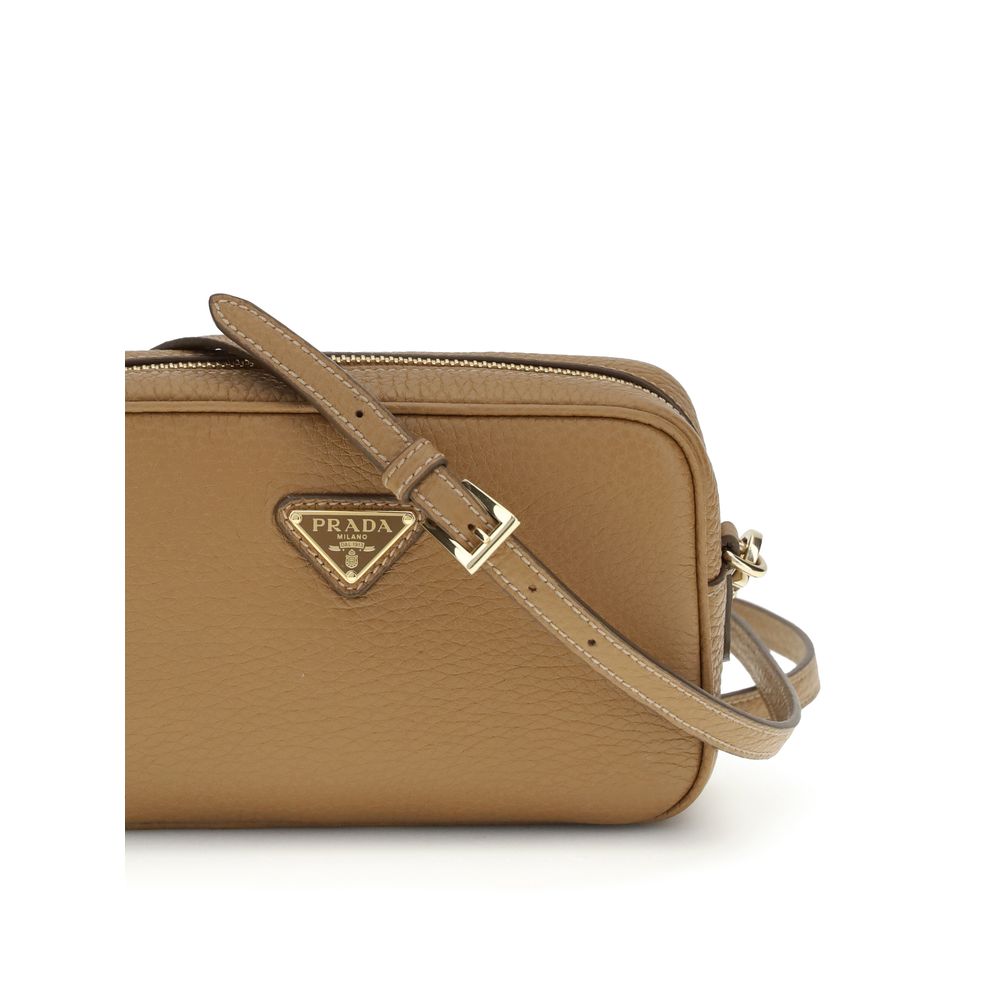 Prada beige calfskin Bos Taurus shoulder bag-4