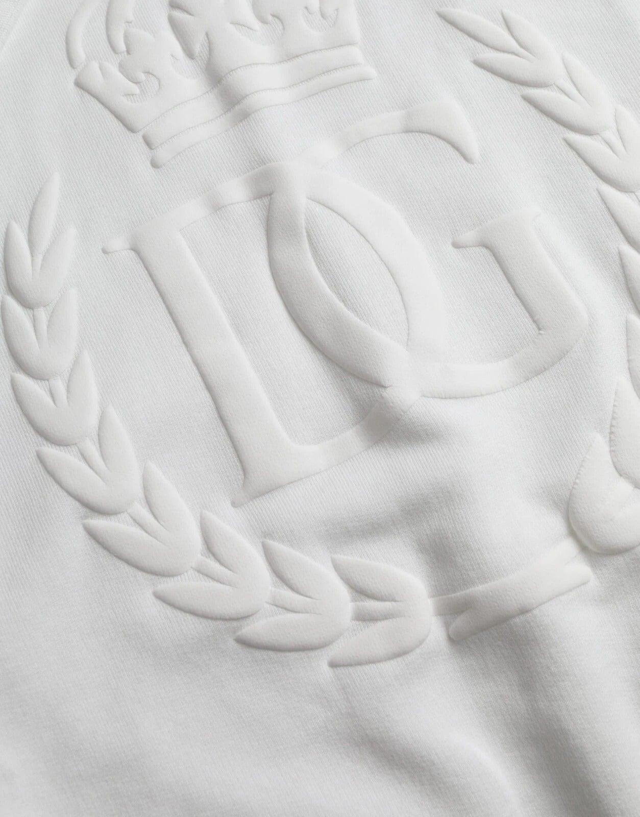 Dolce & Gabbana White Cotton Hoodie for Men-3