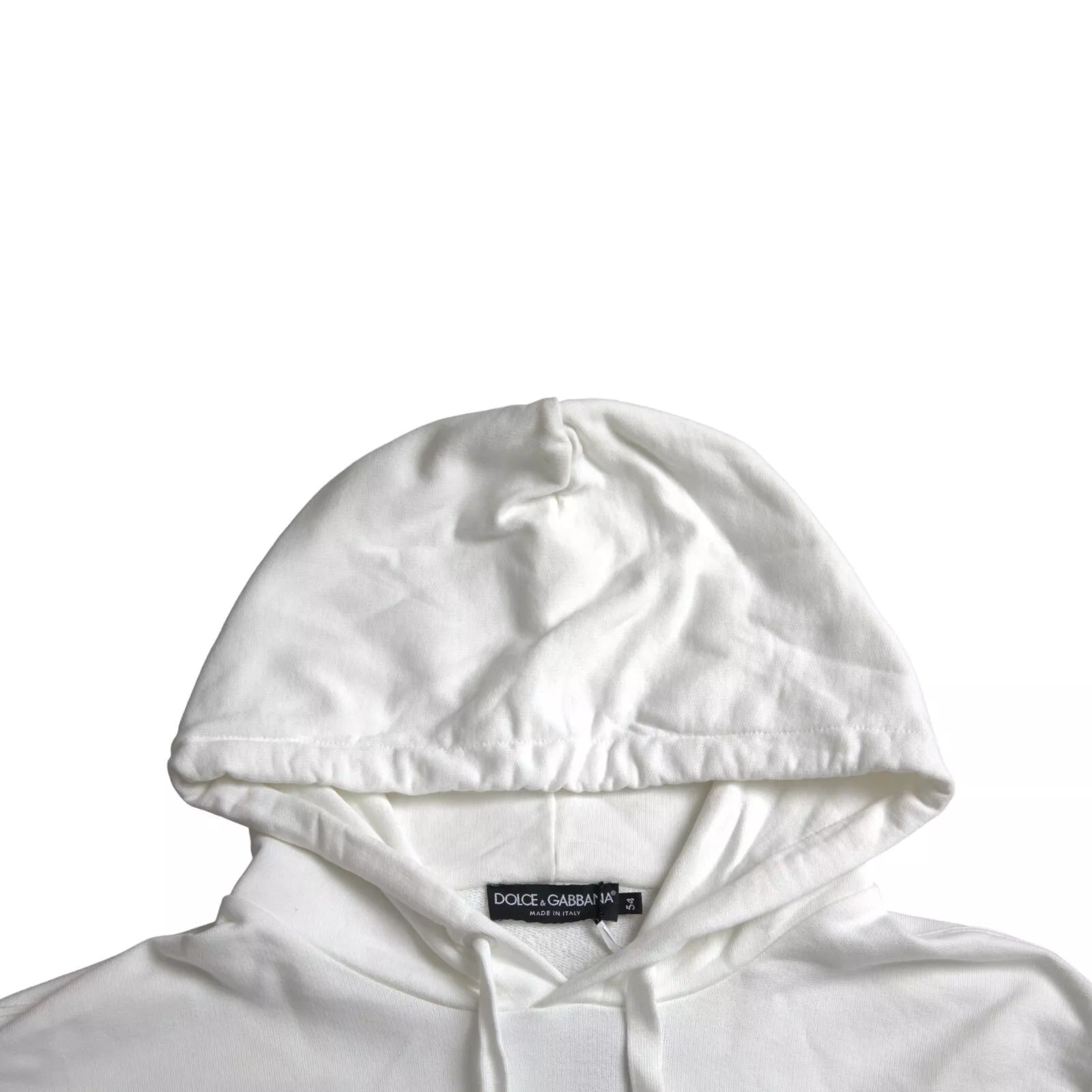 Dolce & Gabbana White Cotton Hoodie for Men-5