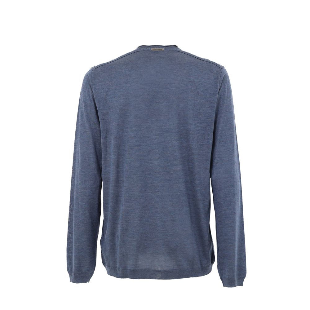 Dolce & Gabbana Seiden-Sweatshirt in Blau-2