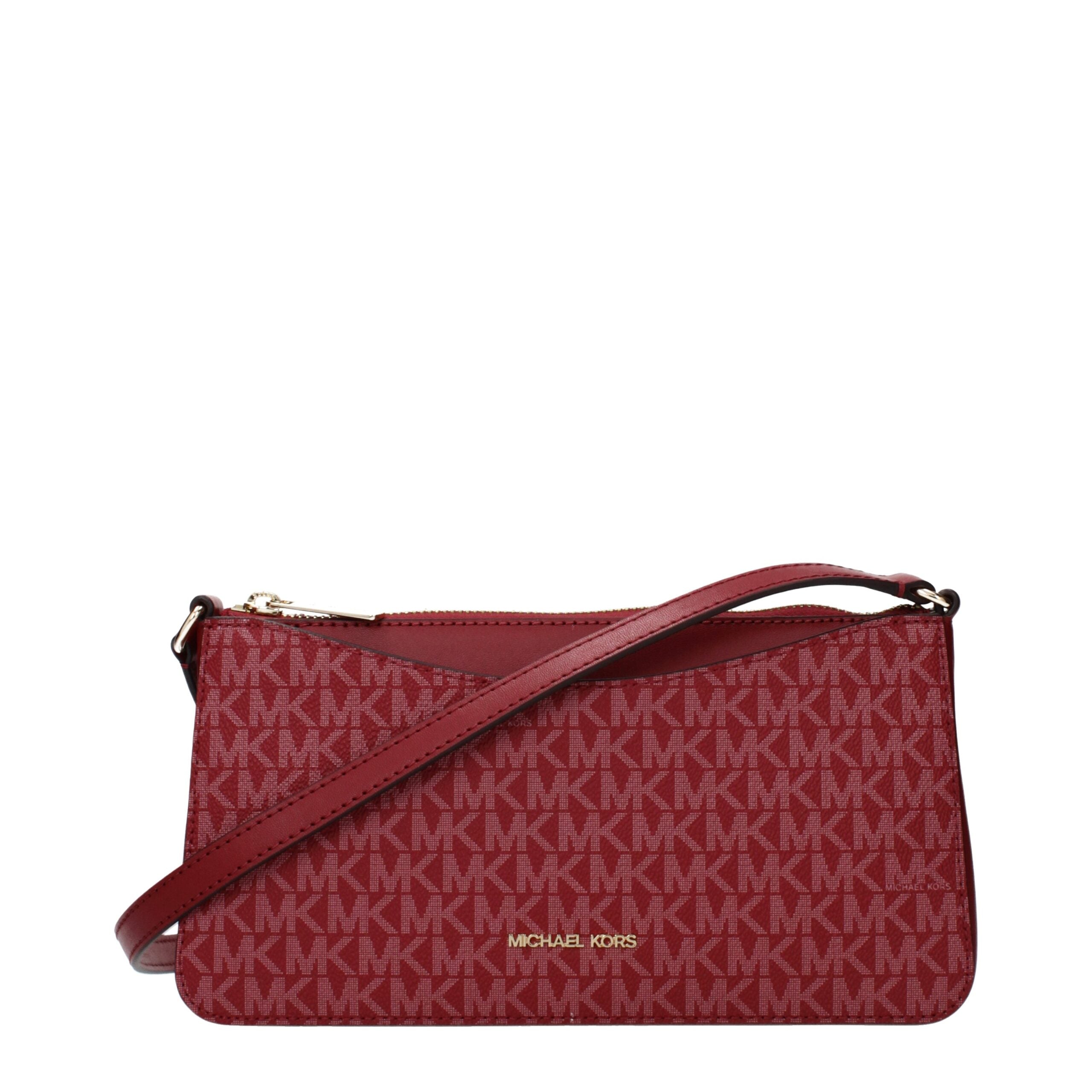 Michael Kors Rote Stoff-Crossbody-Tasche-1