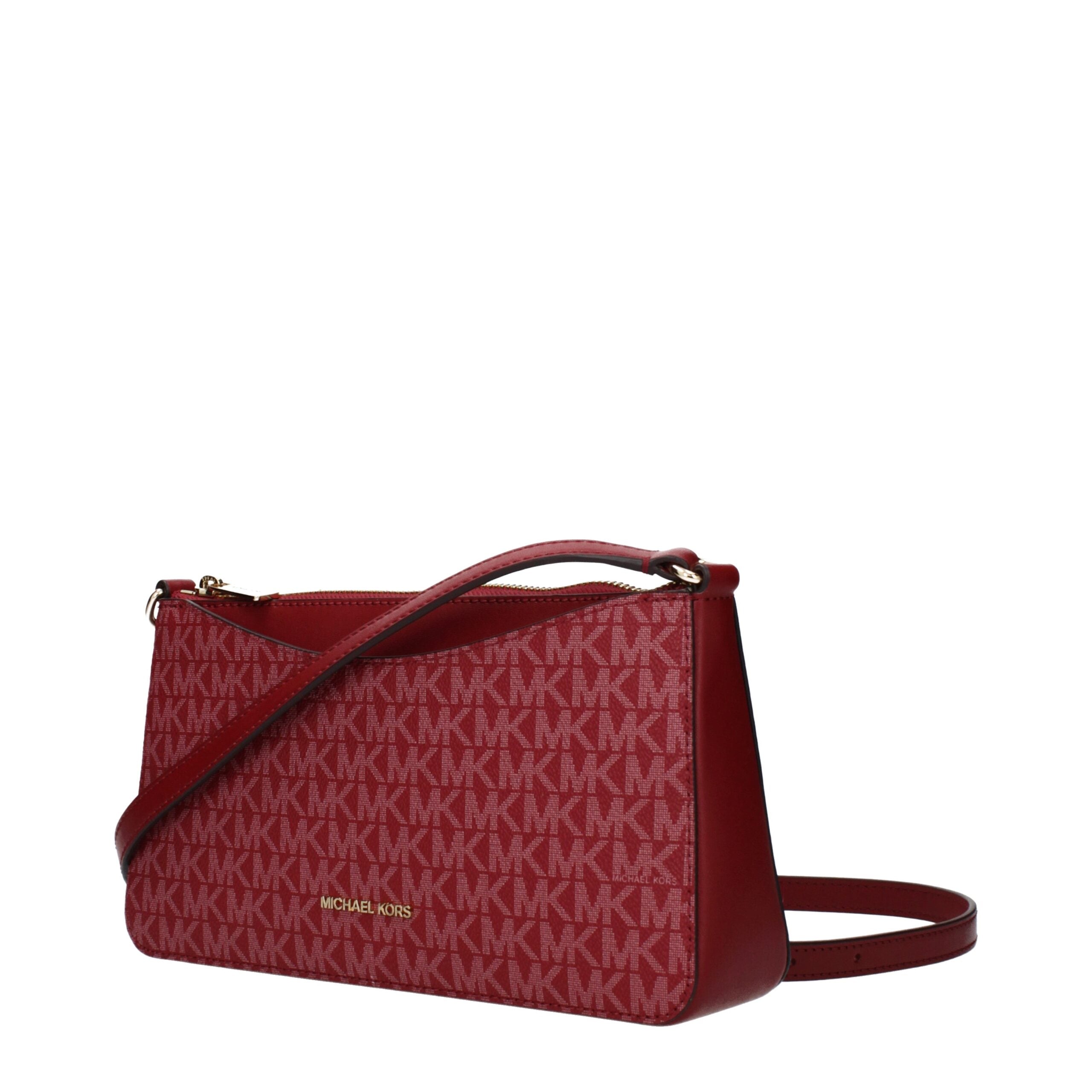 Michael Kors Rote Stoff-Crossbody-Tasche-2