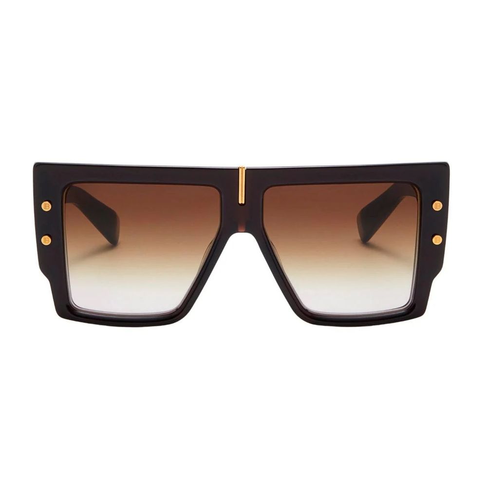 Balmain Braune Sonnenbrille aus Acetat-2