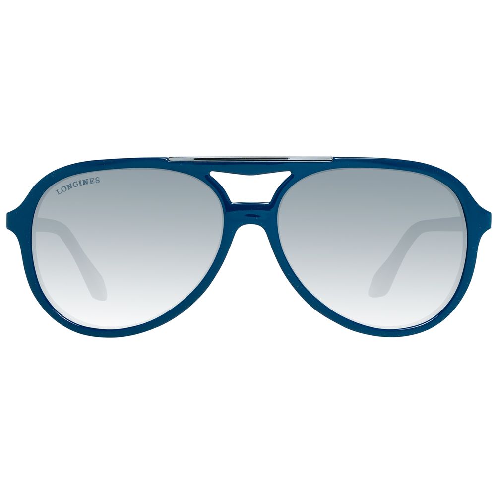 Longines blue plastic sunglasses-2