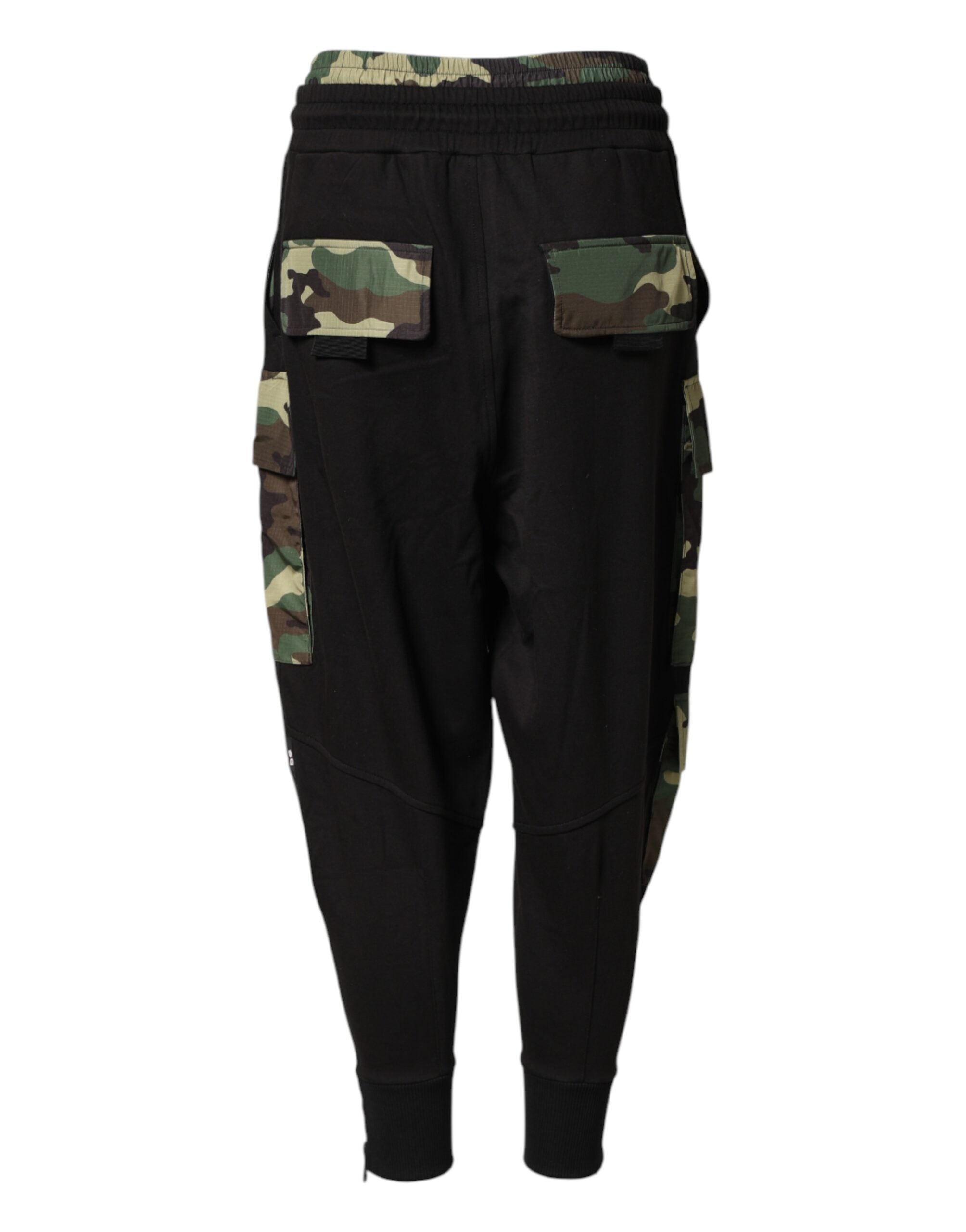 Dolce & Gabbana Mehrfarbige Camouflage Cargo Jogger Herrenhose-3