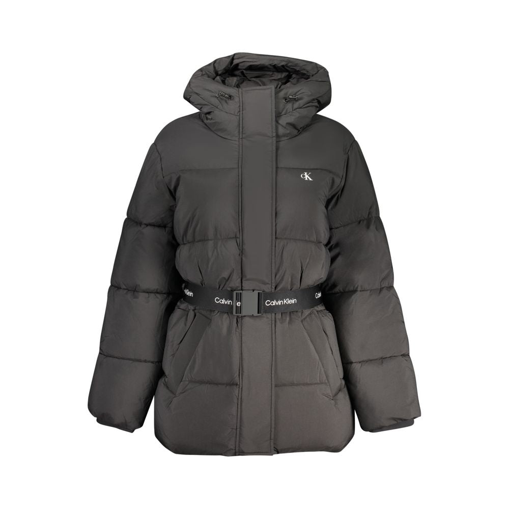 Calvin Klein Schwarze Nylon-Jacken & Mantel-1