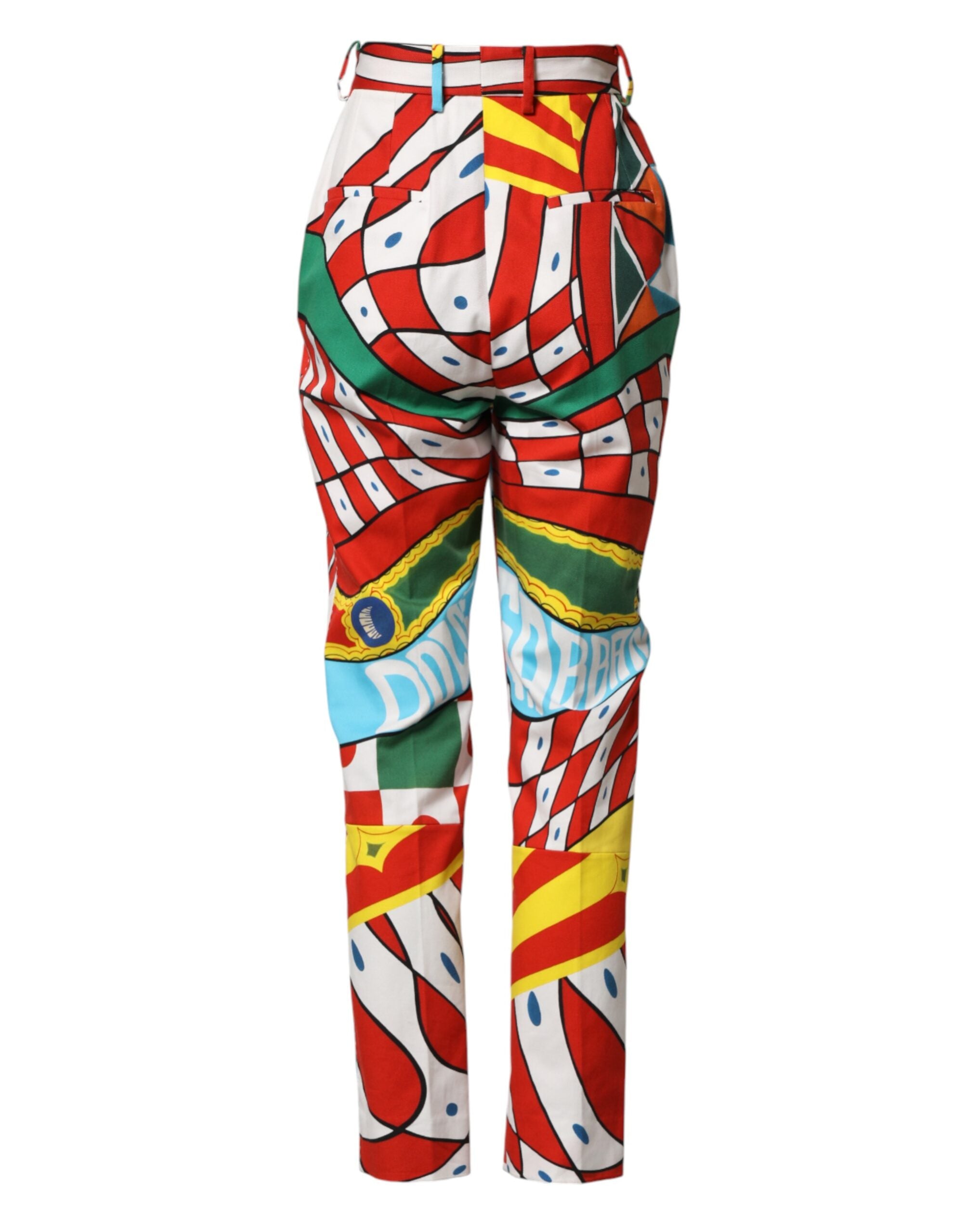 Pantalones Dolce & Gabbana con estampado geométrico en multicolor-3