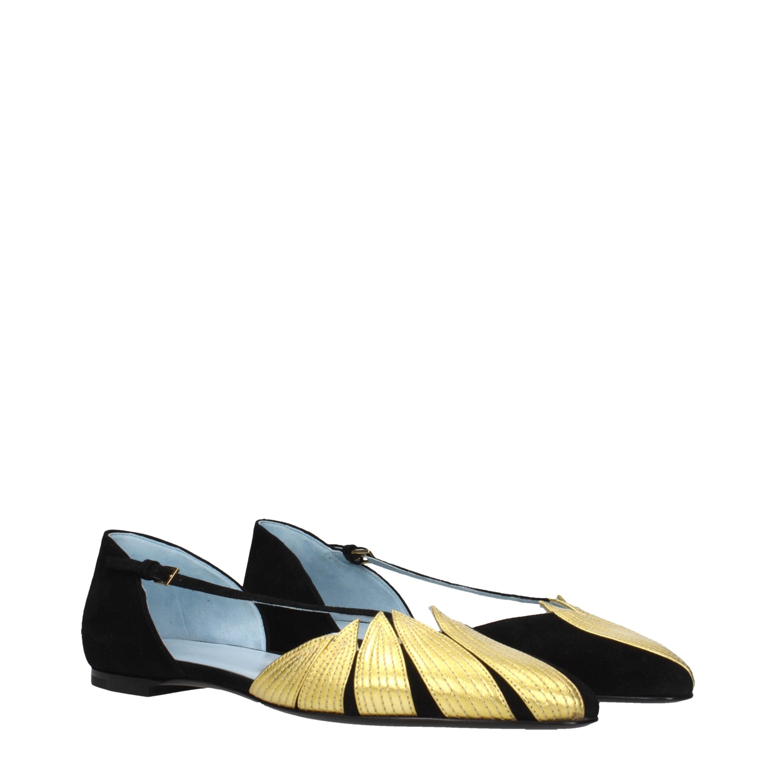 Valentino Garavani Schwarze flache Sandalen aus Leder-2