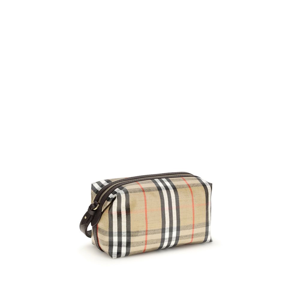 Burberry beige cotton wallet-3
