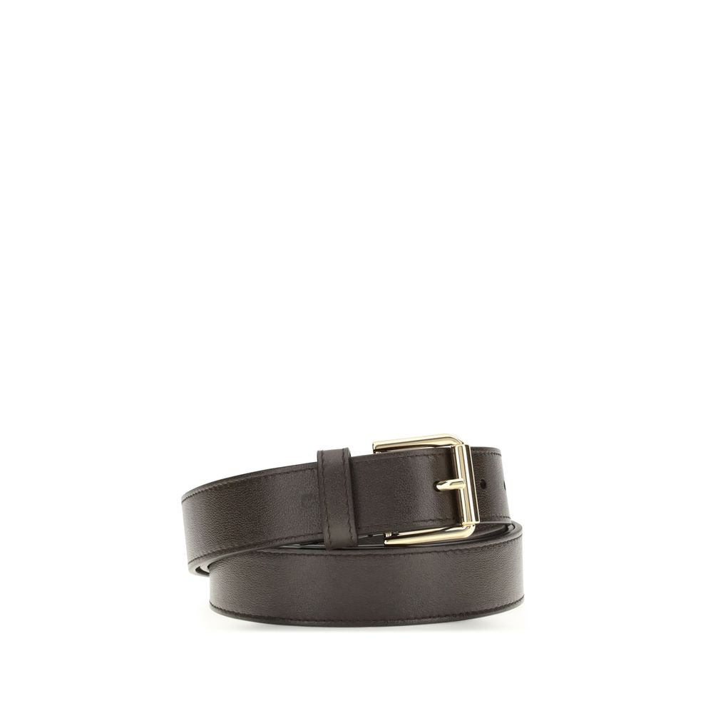 Givenchy Brown Calfskin Bos Taurus Belt-1