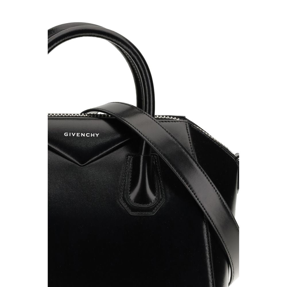 Givenchy Schwarze Kalbsleder Bos Taurus Handtasche-4