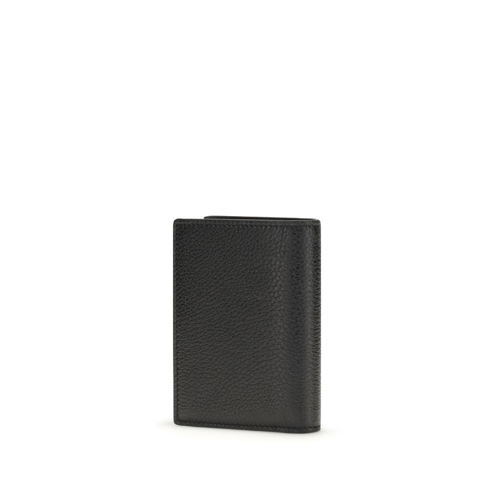Givenchy Schwarzes Kalbsleder Bos Taurus Portemonnaie-2