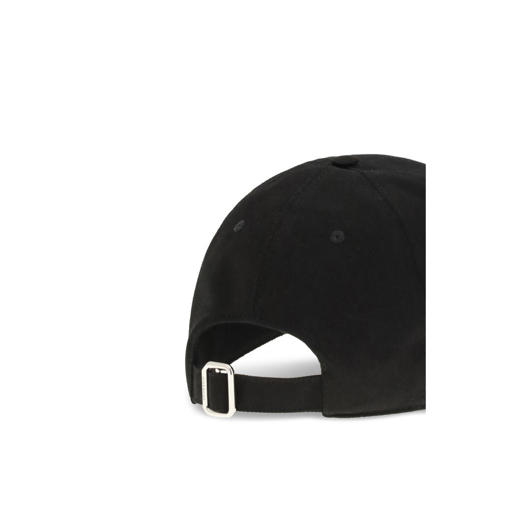 Givenchy Schwarze Baumwollkappe (Baseball Cap)-3