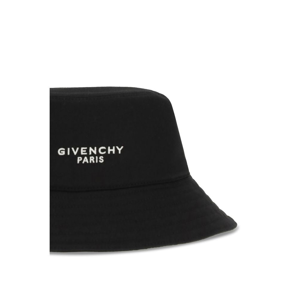 Givenchy Schwarzer Baumwoll-Bucket-Hat-3