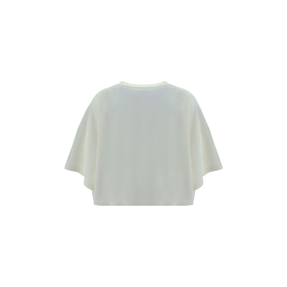 Chloé White Cotton T-Shirt-2