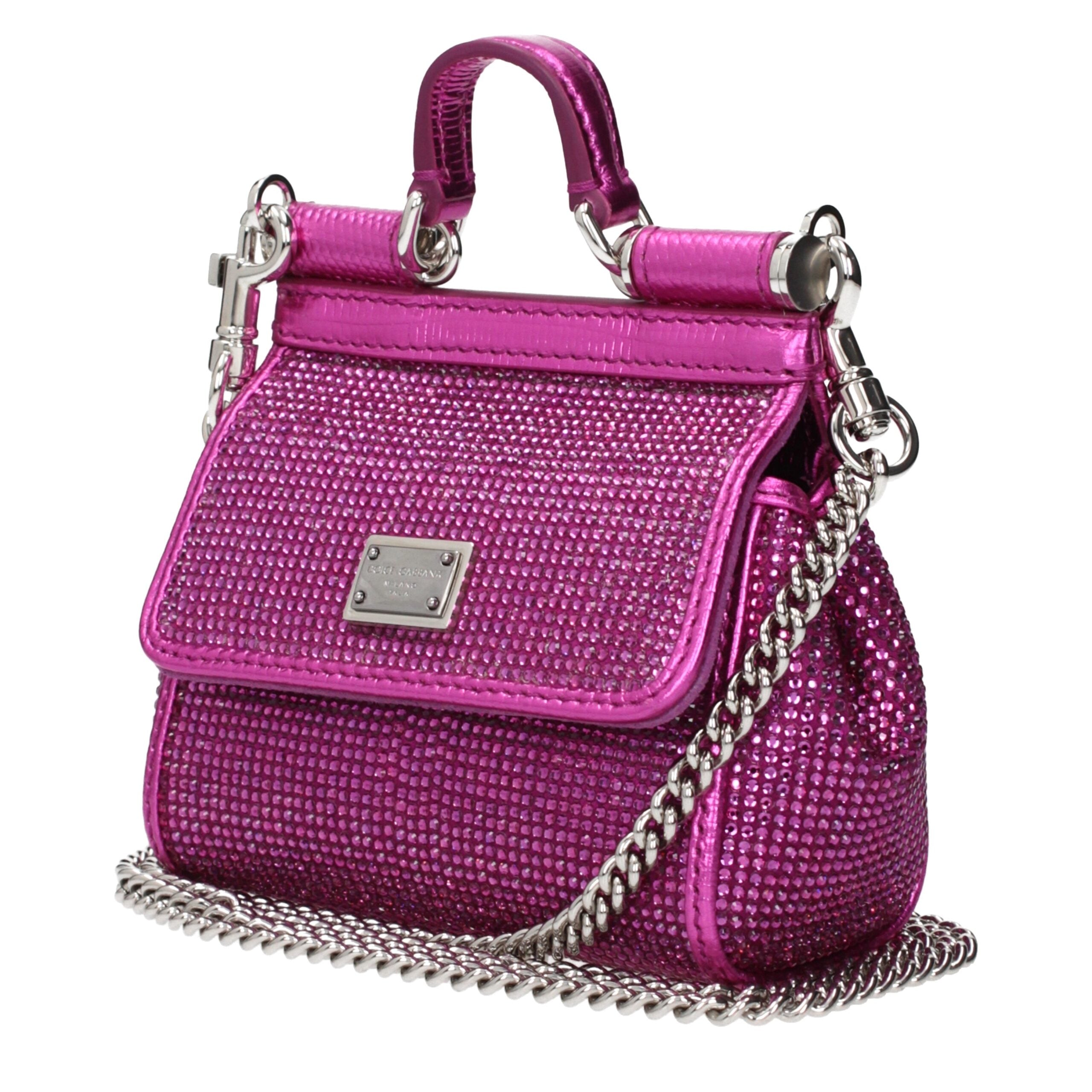 Dolce & Gabbana Pink Satin Handbag-2