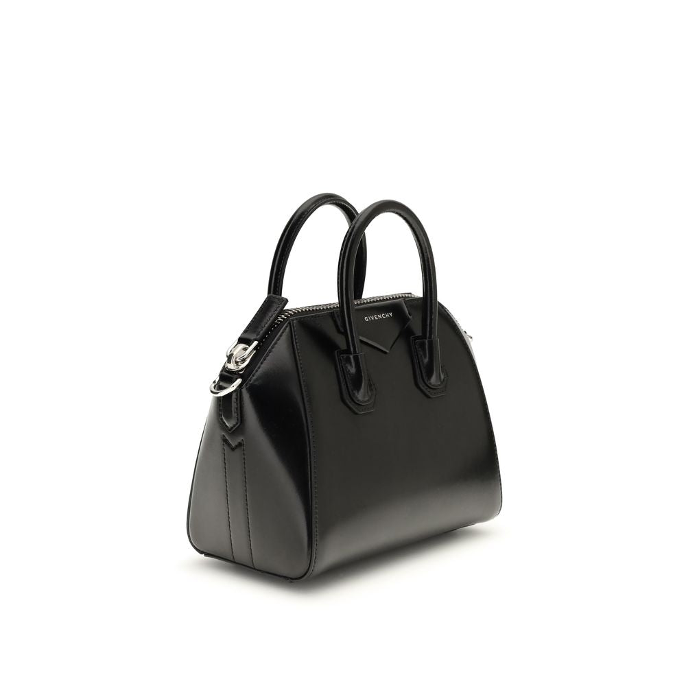 Givenchy Schwarze Kalbsleder Bos Taurus Handtasche-2