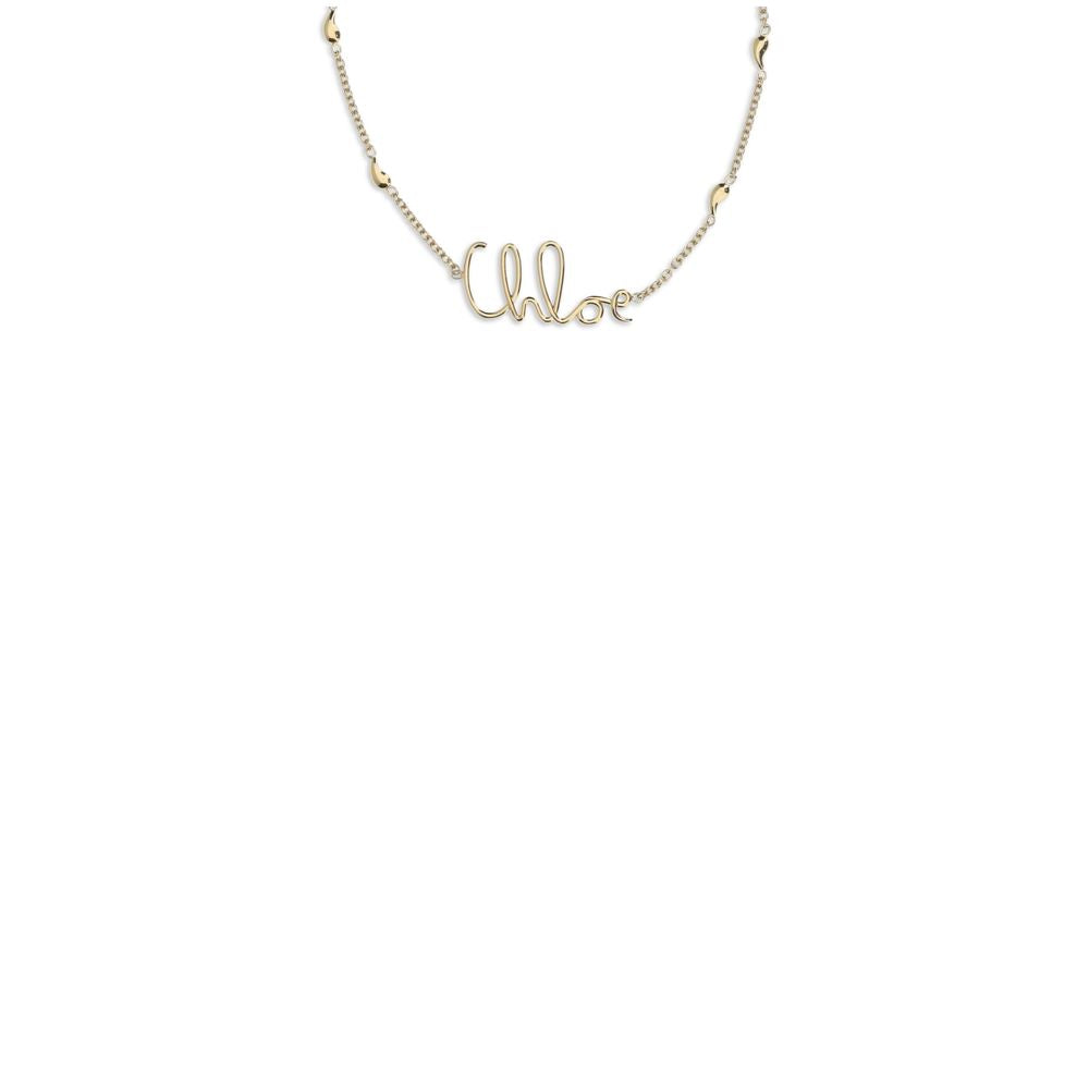 Chloé Halskette aus Goldfarbenem Messing-3