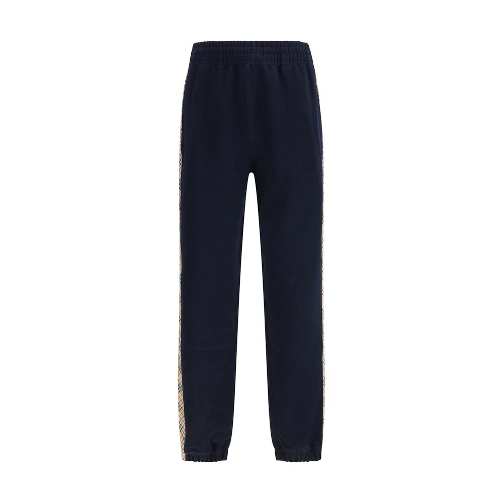 Burberry Blue Cotton Joggers-1