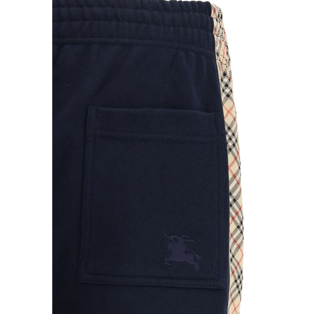 Burberry Blue Cotton Joggers-3
