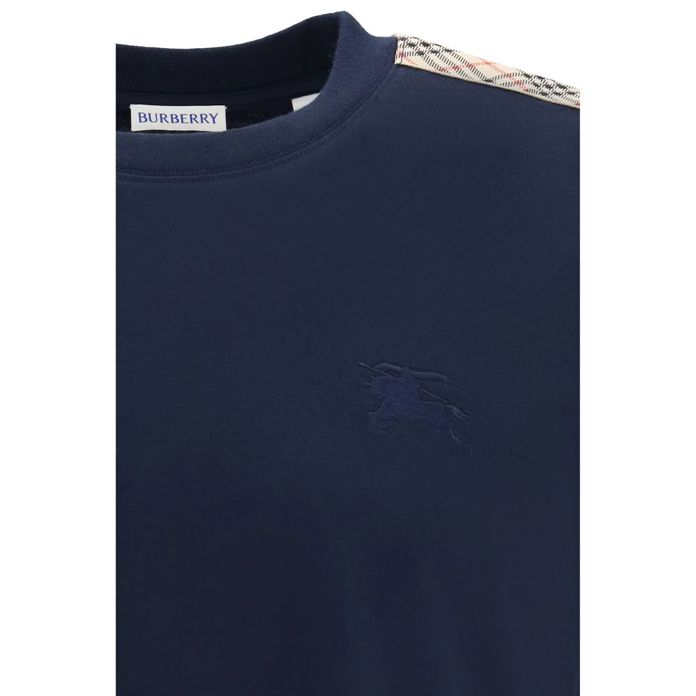 Burberry Blue Cotton T-Shirt-3