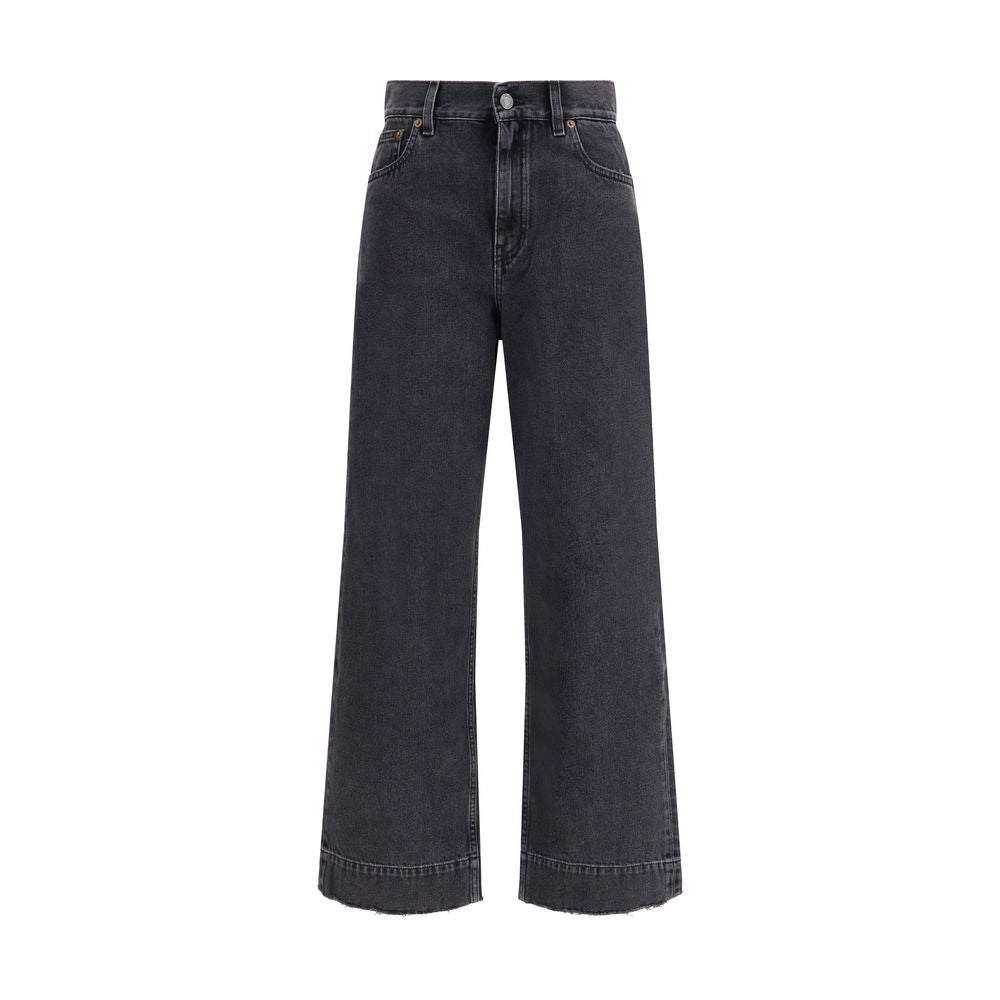 Chloé Black high-waisted jeans in cotton