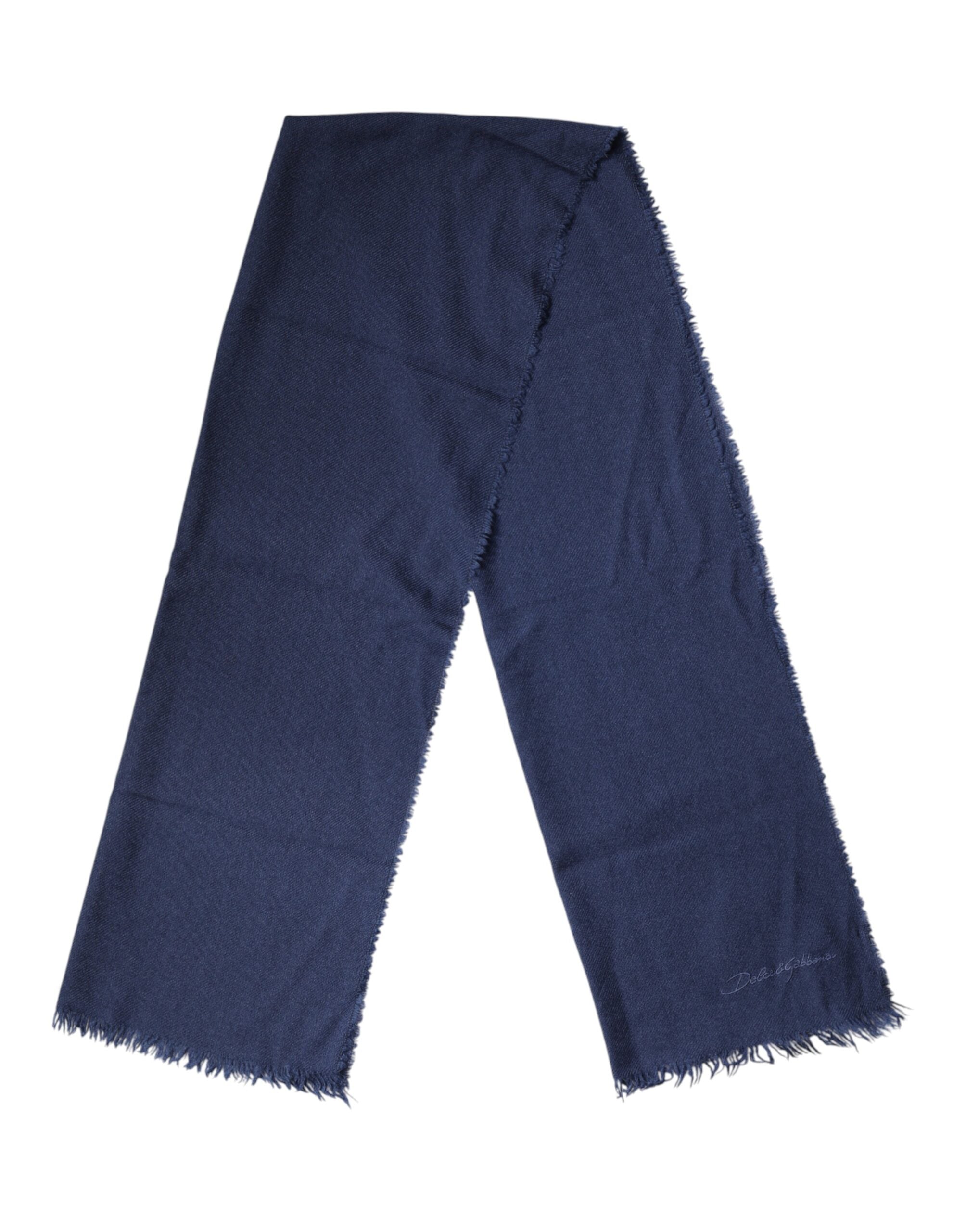 Dolce & Gabbana Schal Blau Kaschmir Halstuch Schal Herren-1