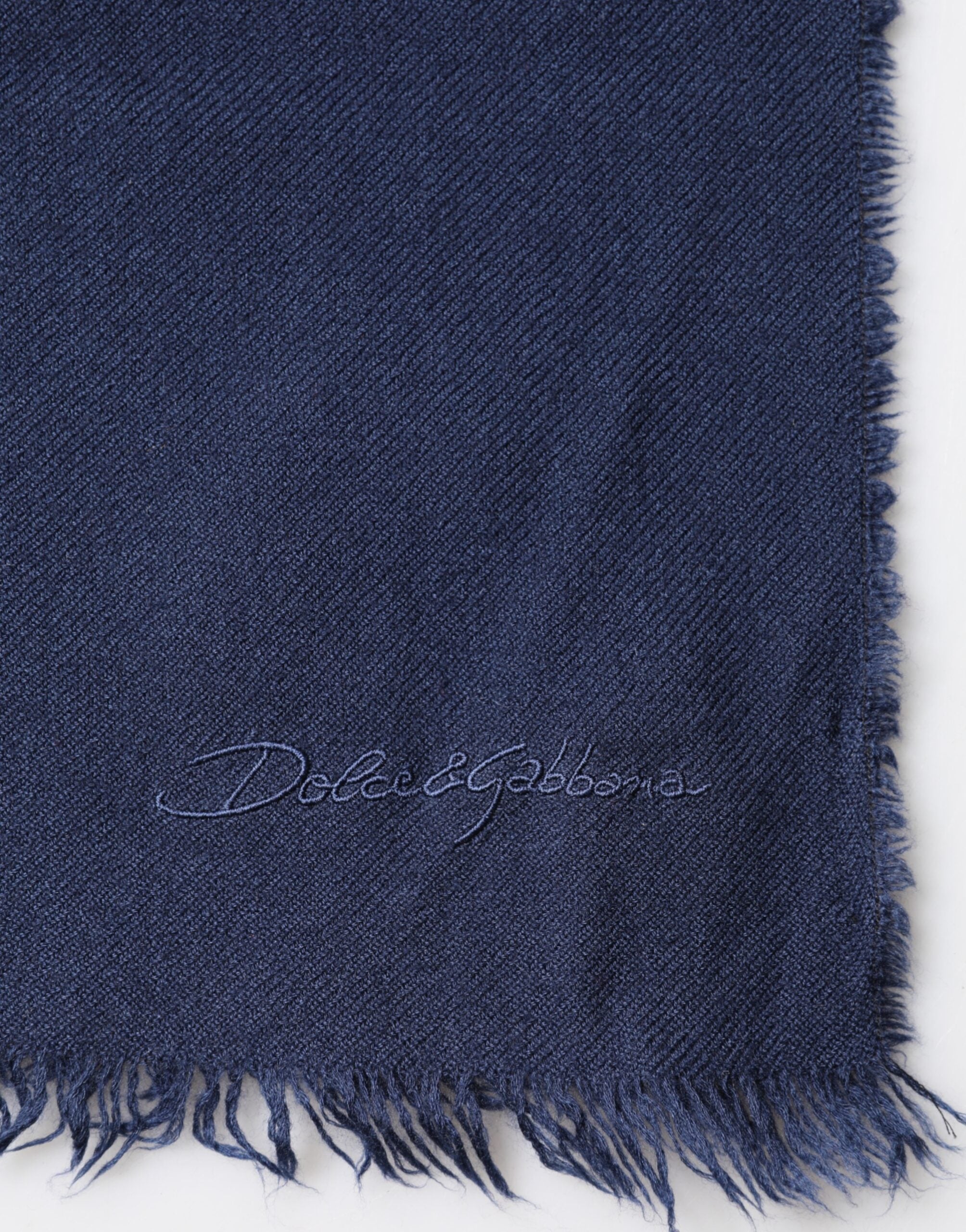 Dolce & Gabbana Schal Blau Kaschmir Halstuch Schal Herren-3