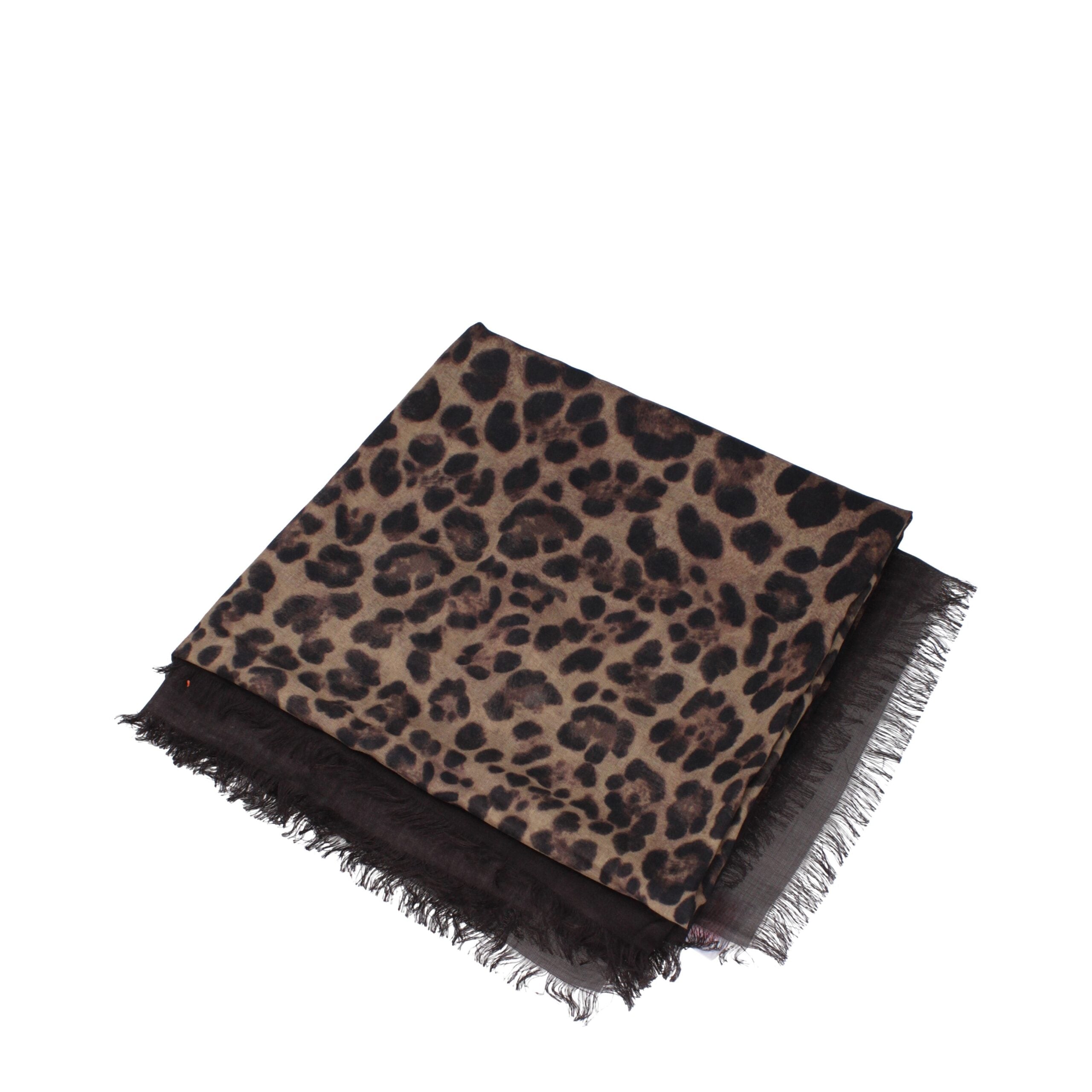 Valentino Garavani Brown Cashmere Foulard-2