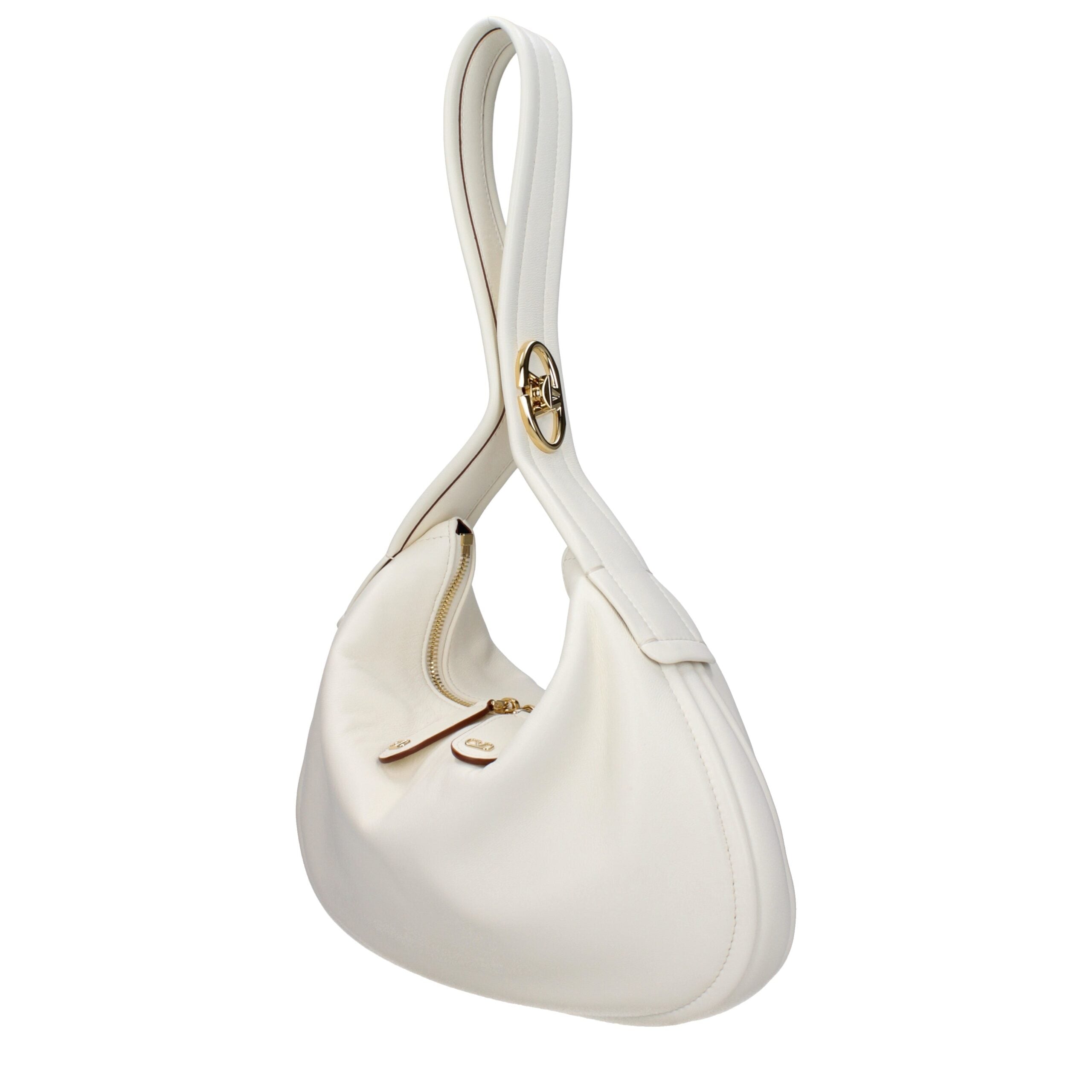 Valentino Garavani Beige Leather Handbag-2