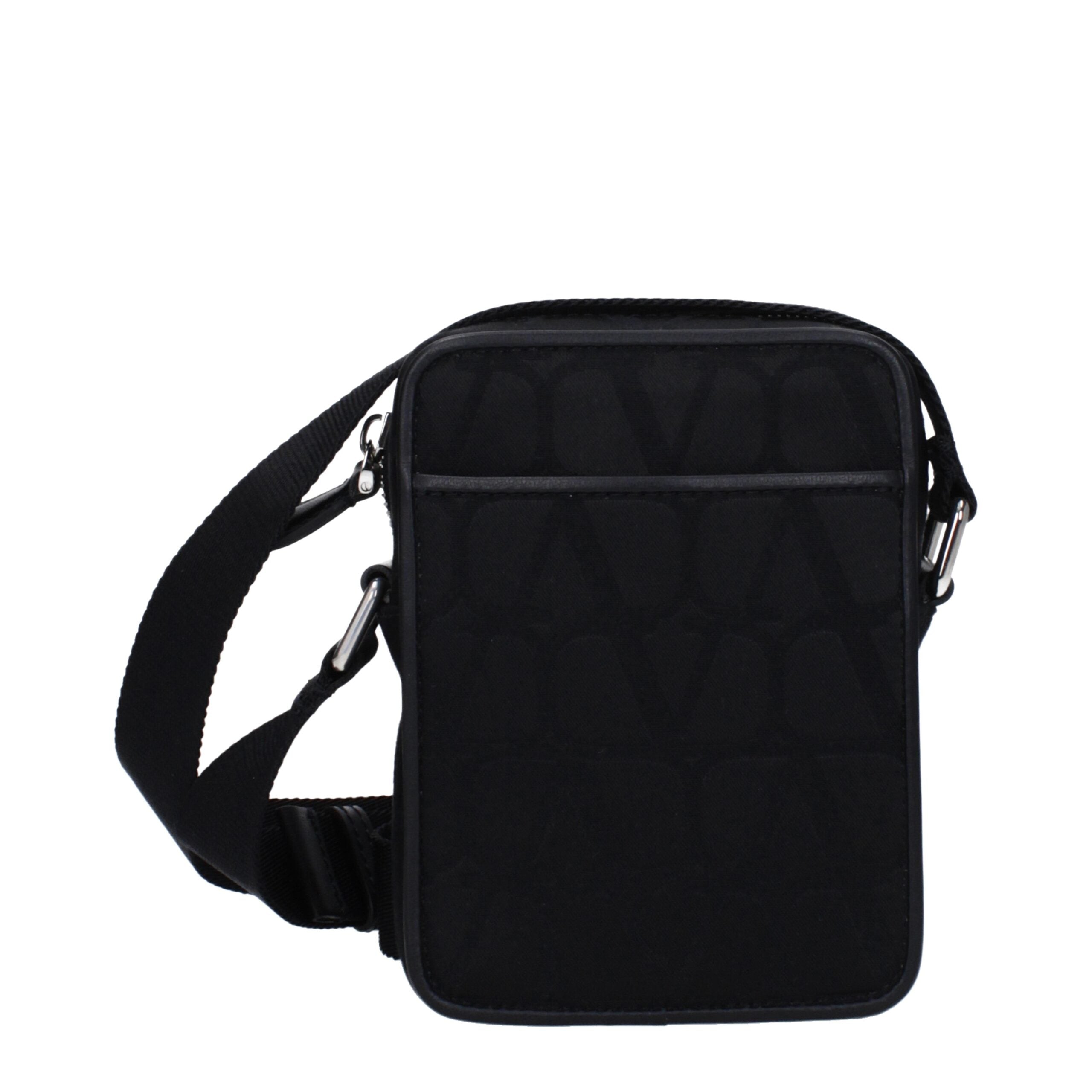 Valentino Garavani Black Fabric Shoulder Bag-1