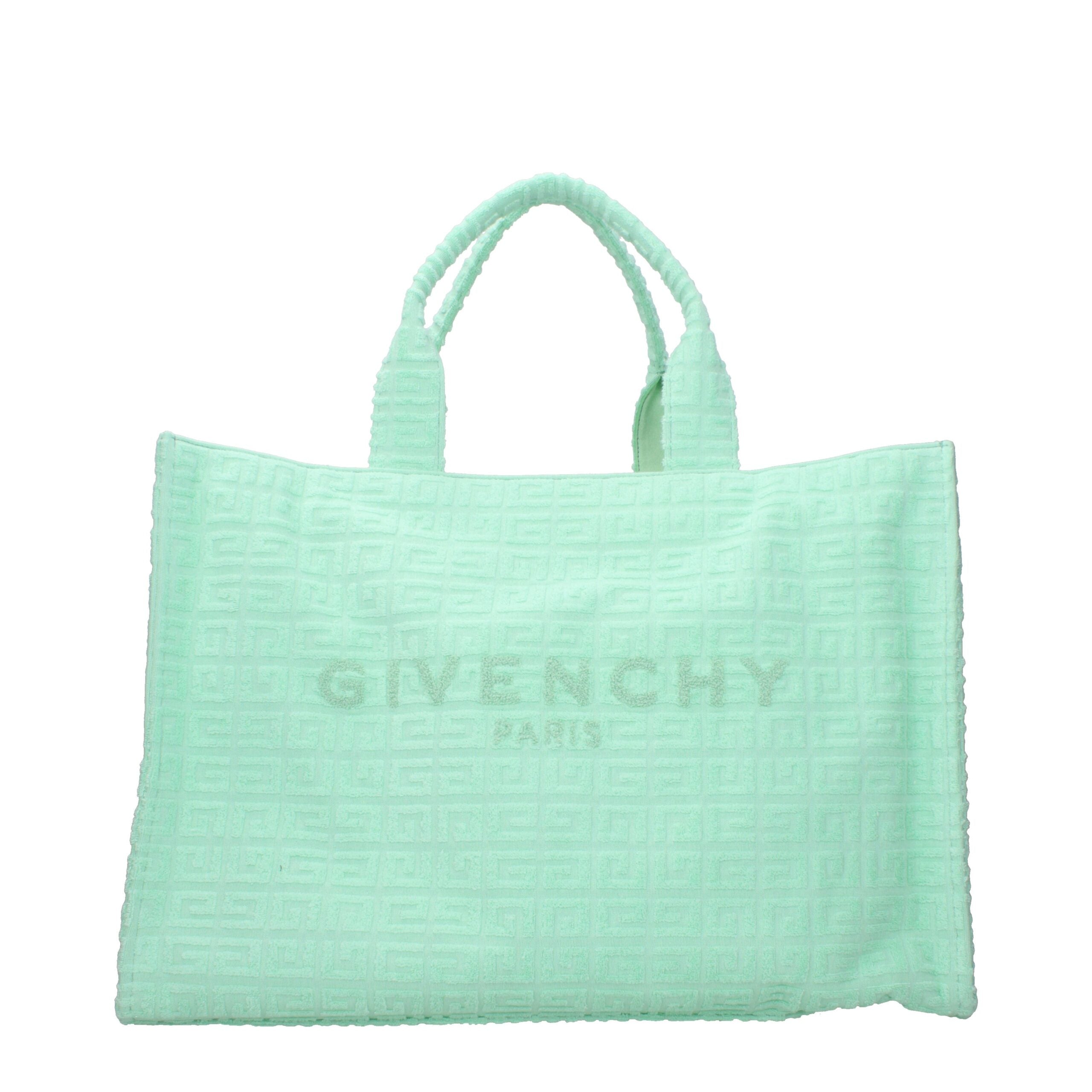 Givenchy Grüne Stoffhandtasche-1